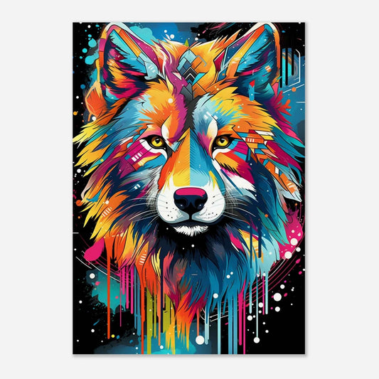 Wolf - Pop Art Print
