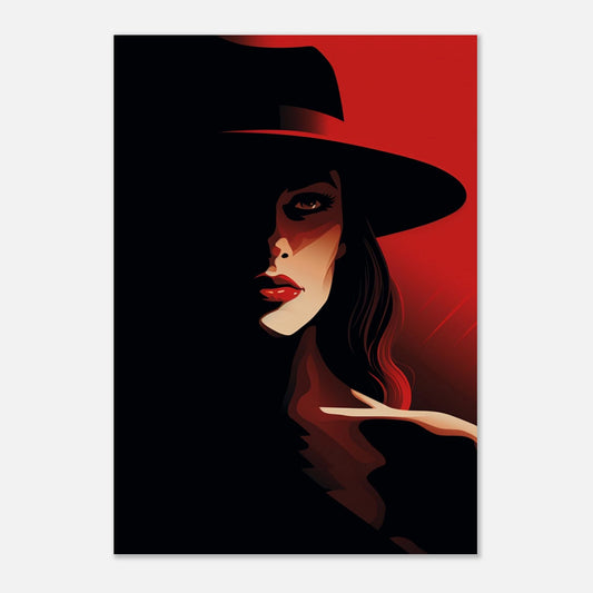 Femme Fatale Art Print - Canvasero