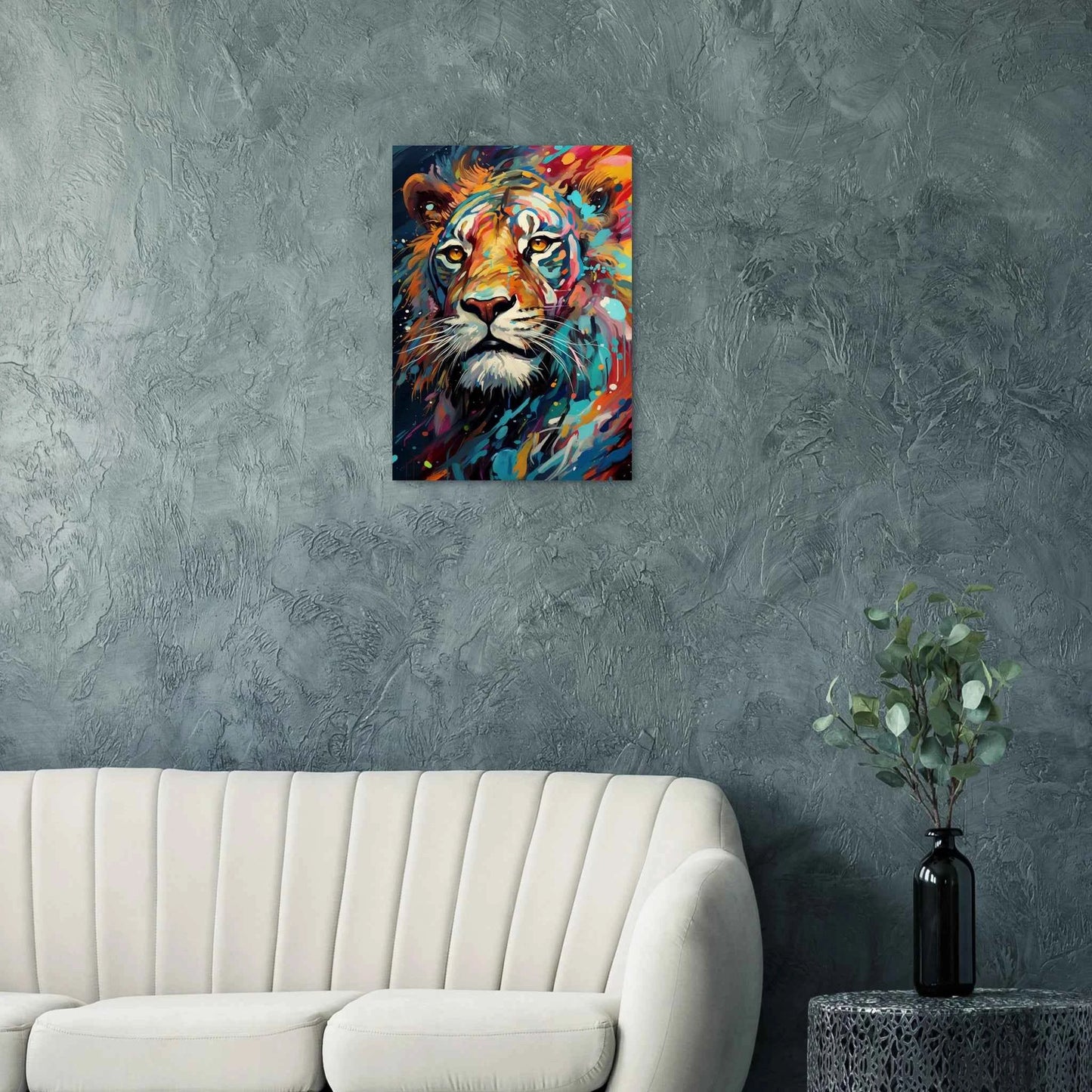 Lion Canvas Art Print