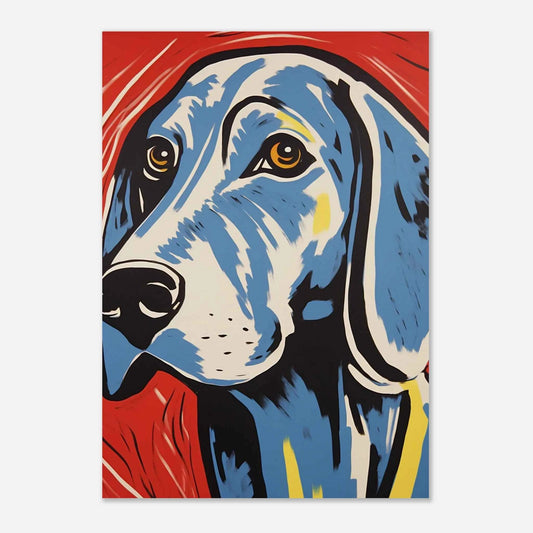 Pop Art Dog Portrait