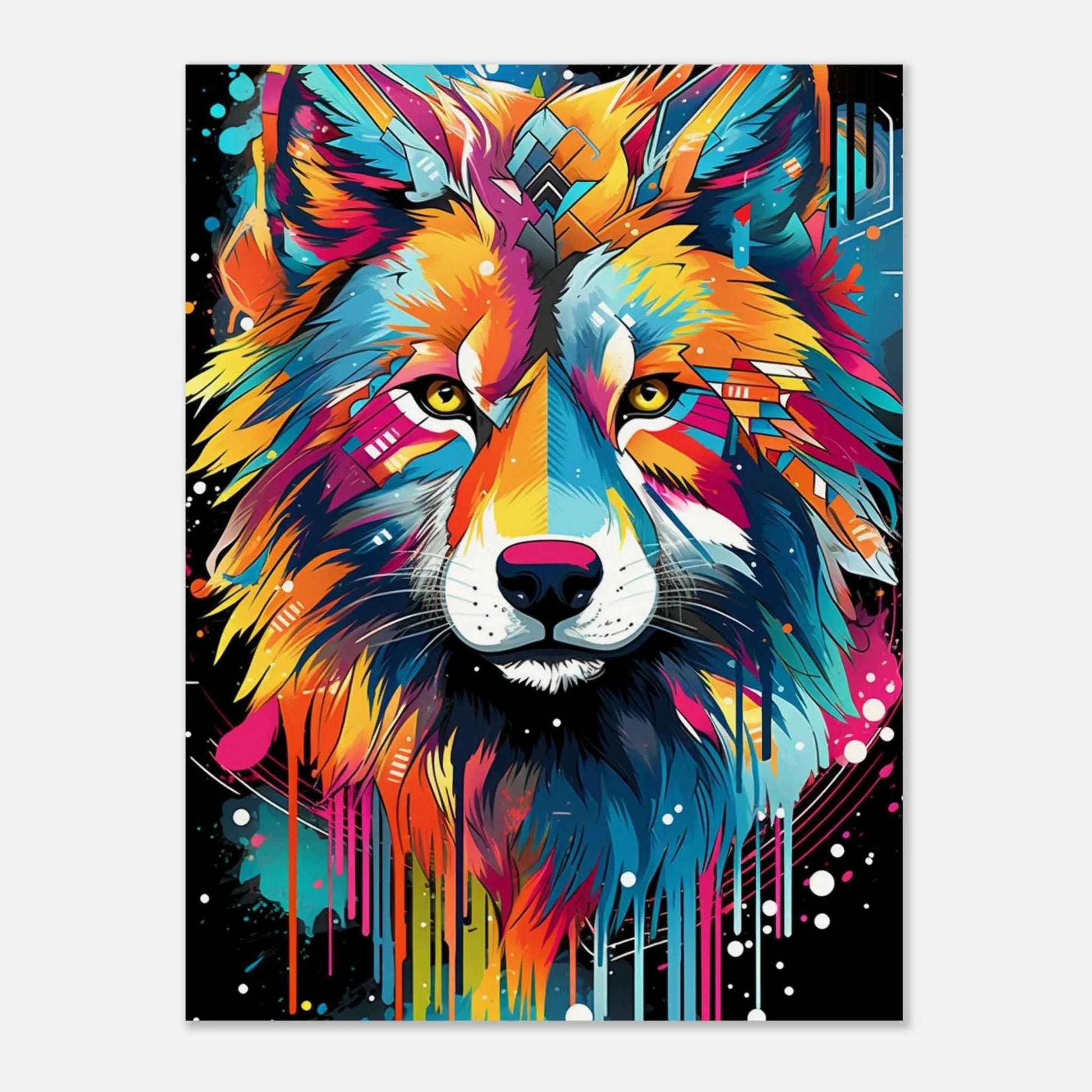 Wolf - Pop Art Print
