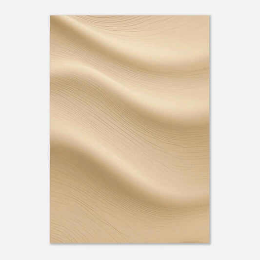 Wavy Beige Sand Dunes