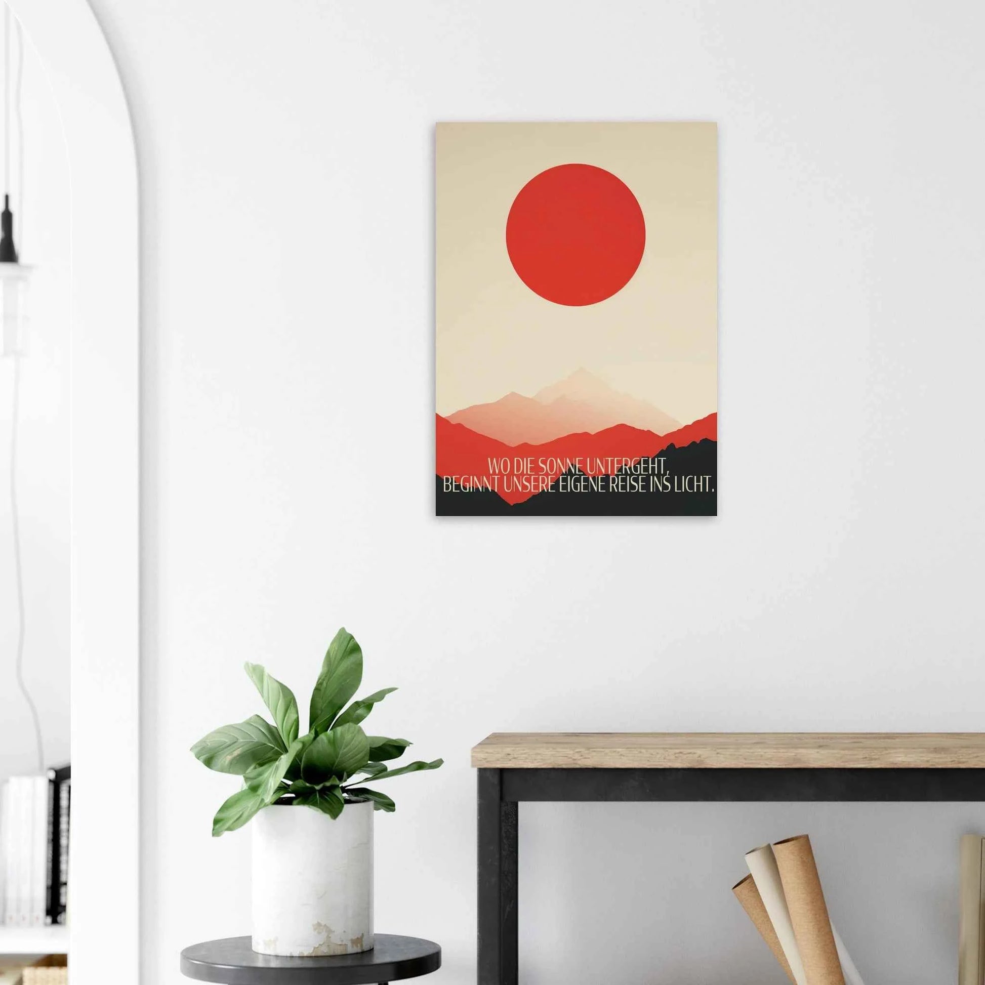 Sonnenuntergang Kunstdruck