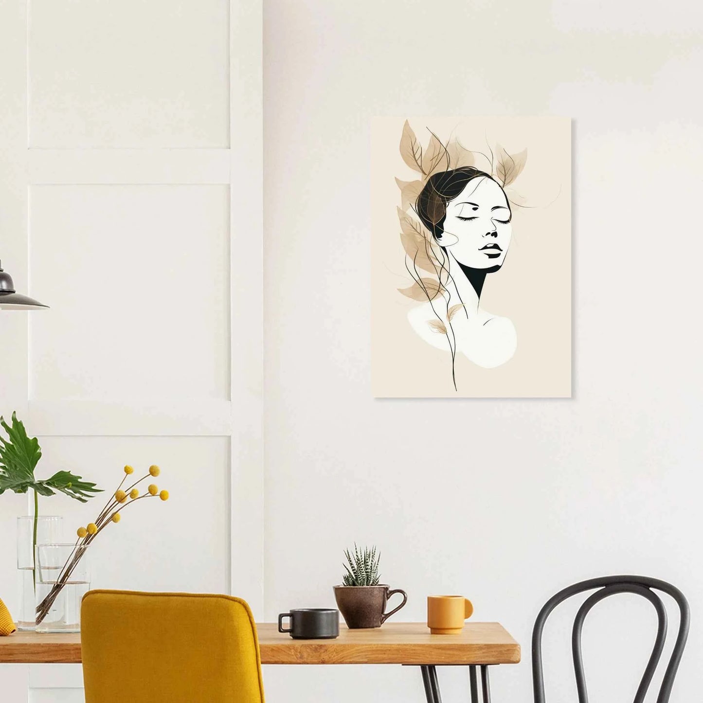 Serene Botanical Elegance Art Print