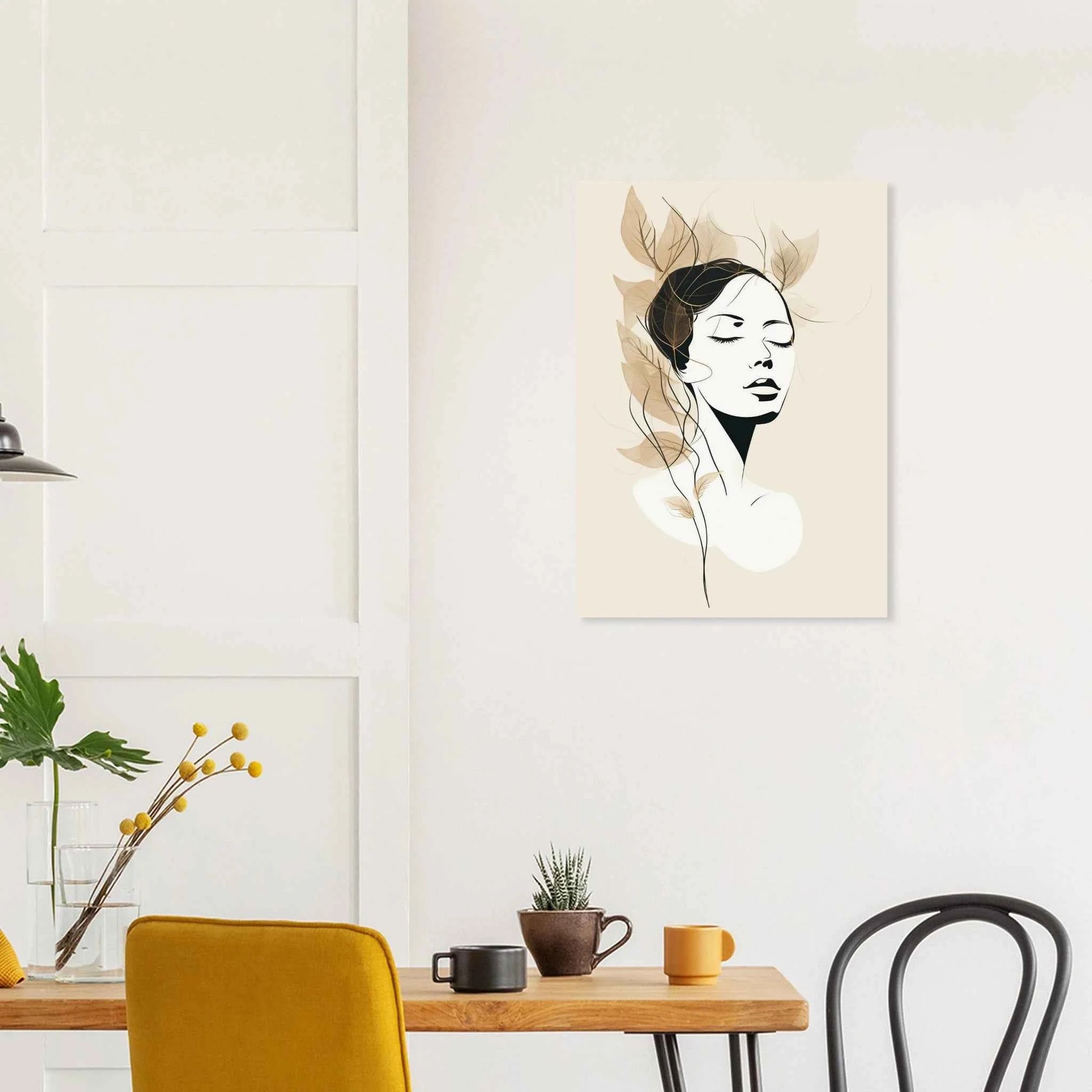 Serene Botanical Elegance Art Print