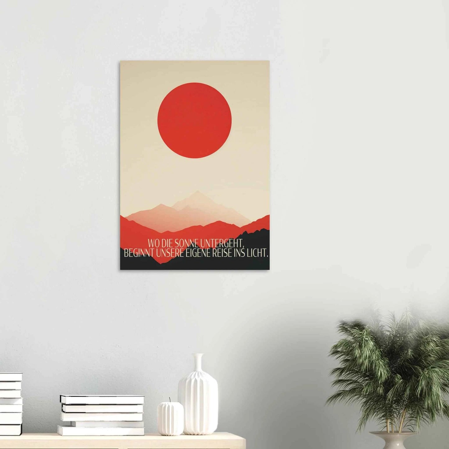 Sonnenuntergang Kunstdruck