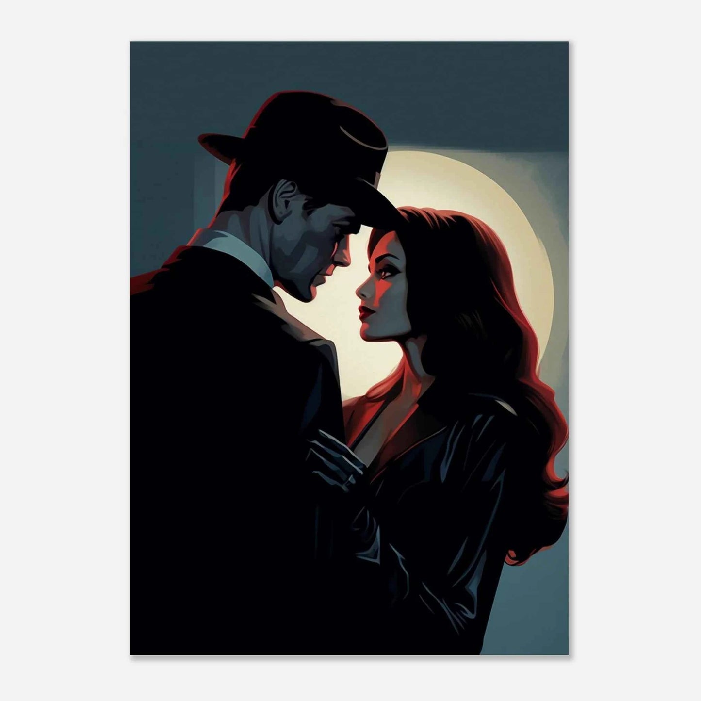 Noir Romance Art Print