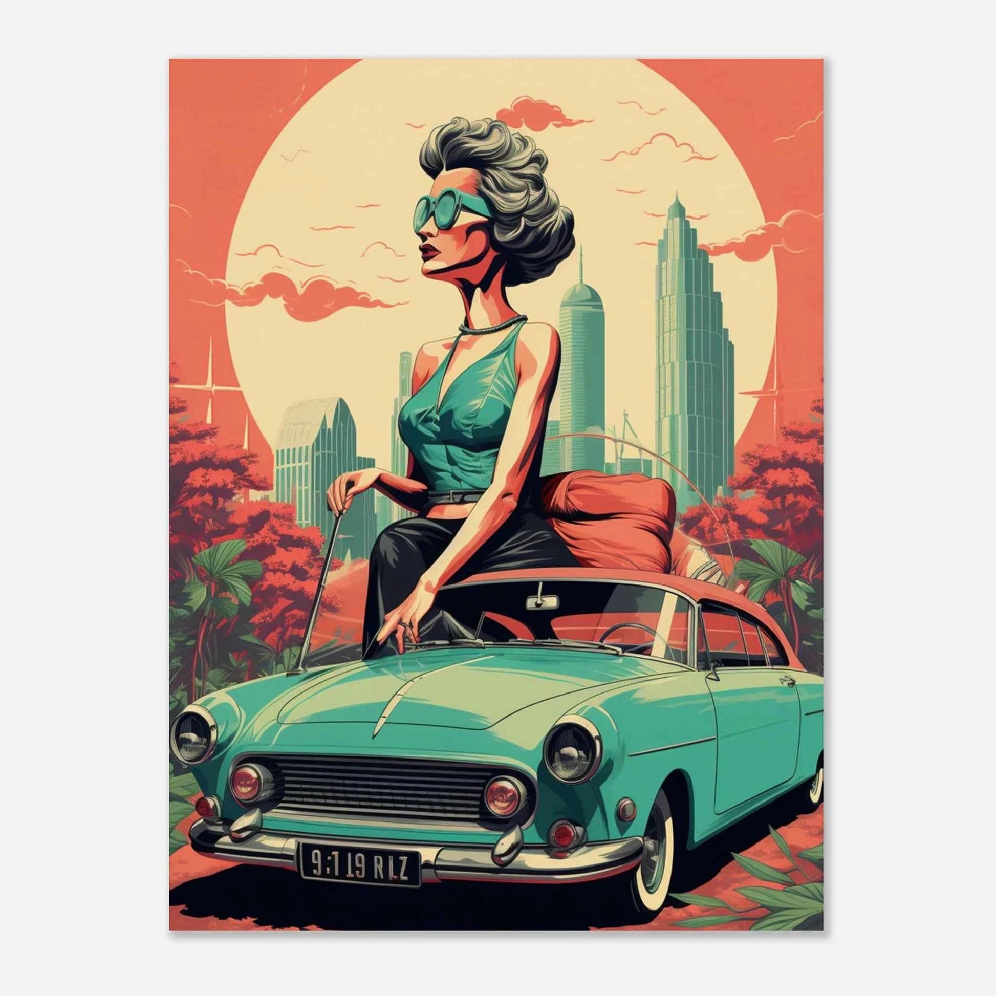 Retro Poster - Vintage Wall Art for Nostalgic Home Decor