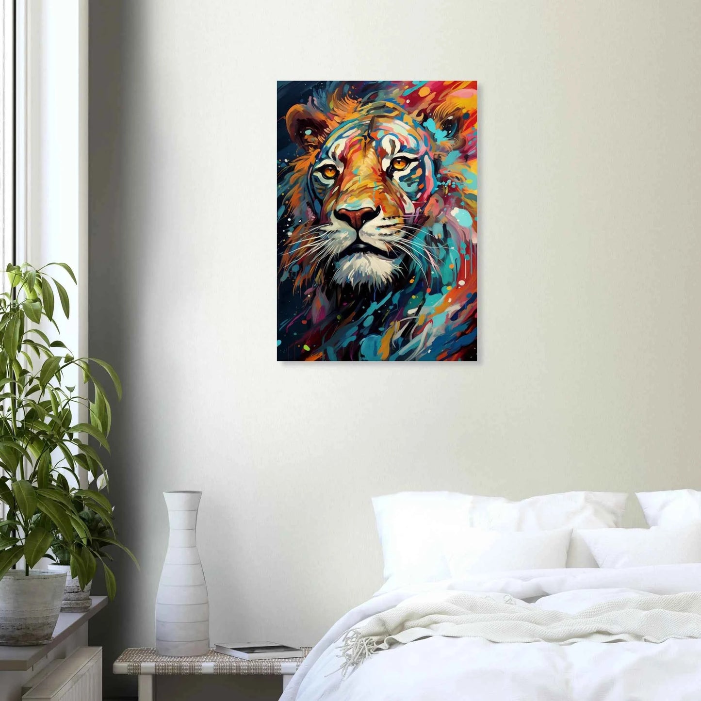 Lion Canvas Art Print