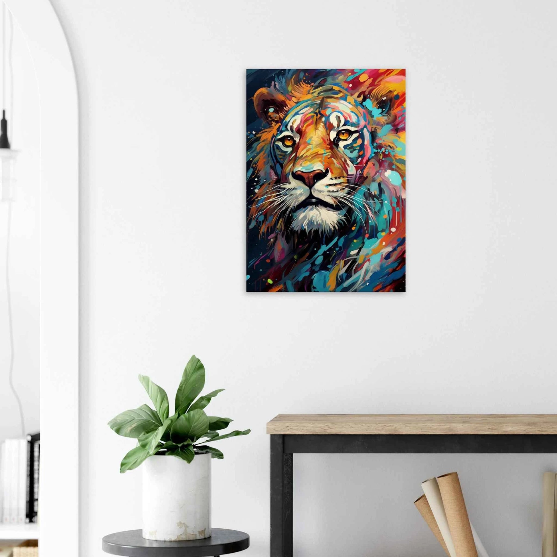 Lion Canvas Art Print