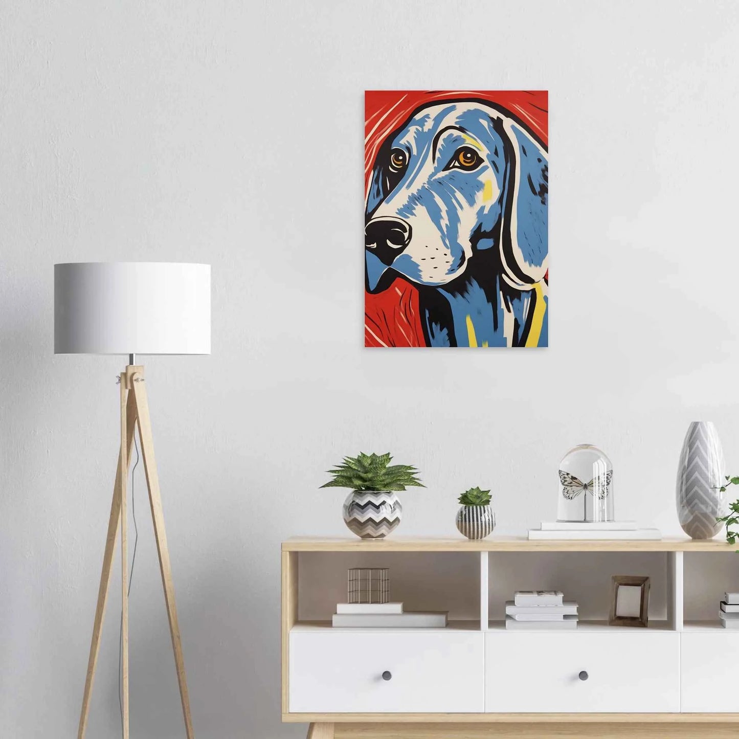 Pop Art Dog Portrait