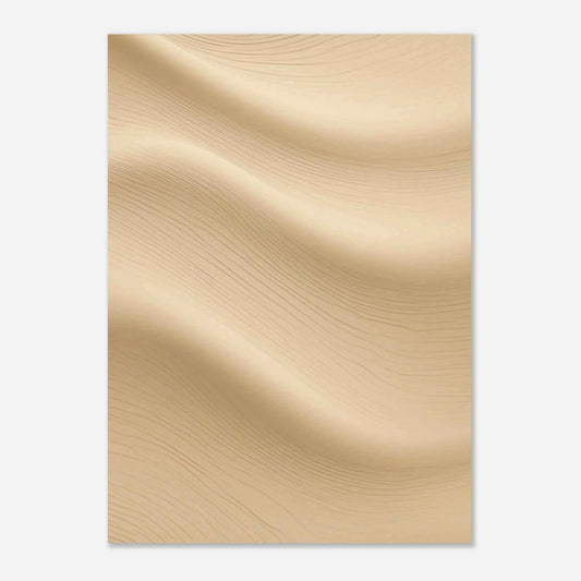 Wavy Beige Sand Dunes