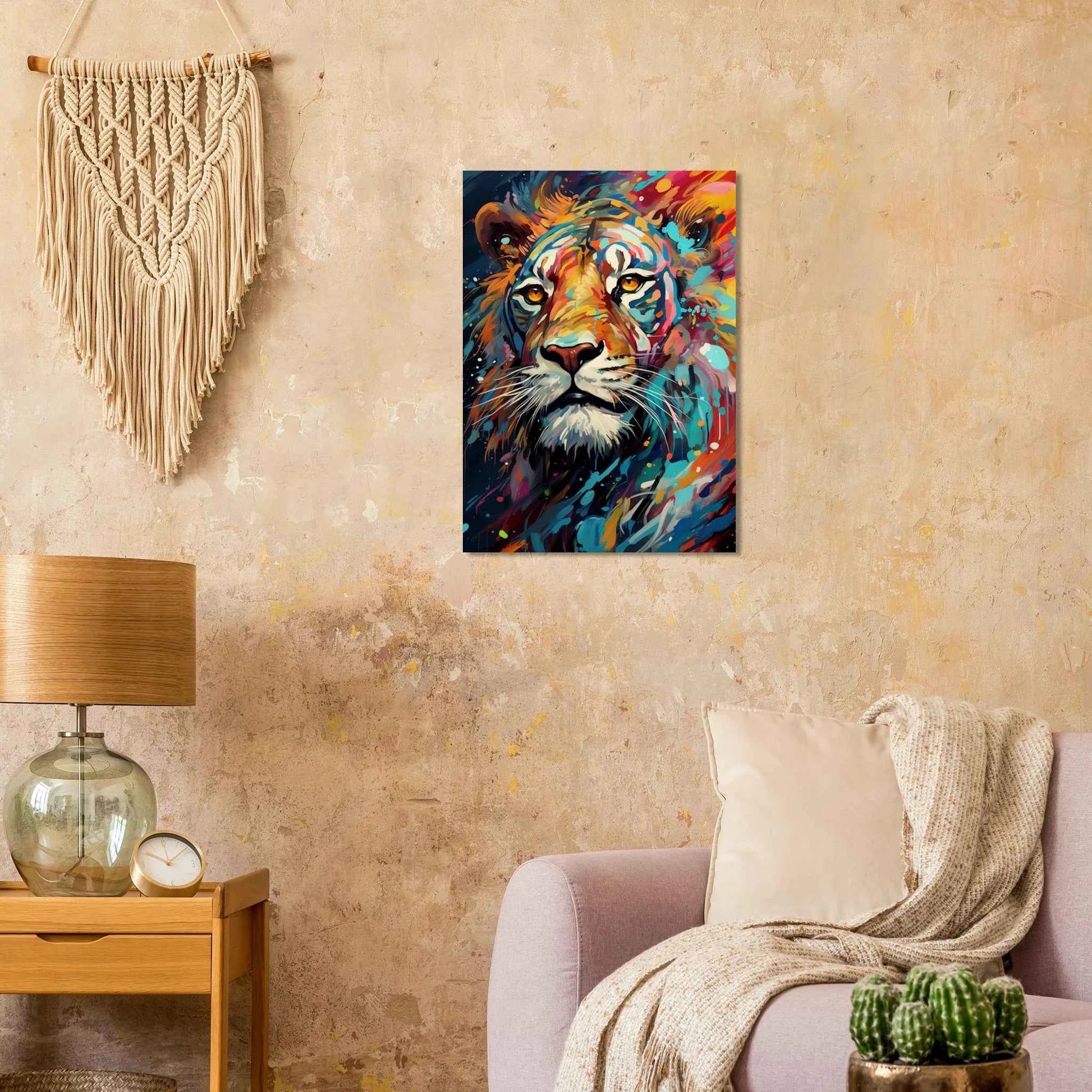 Lion Canvas Art Print