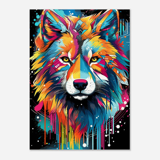 Wolf - Pop Art Print