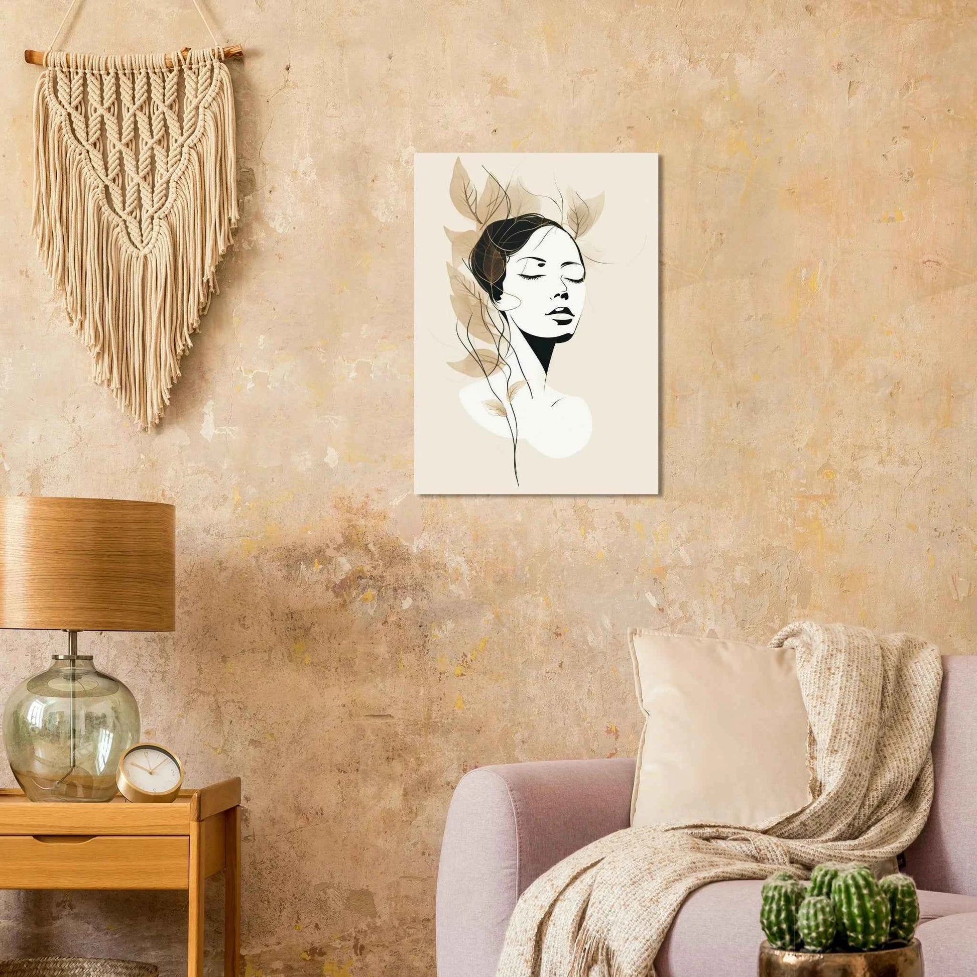 Serene Botanical Elegance Art Print