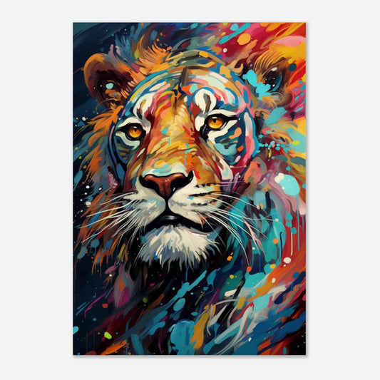 Lion Canvas Art Print
