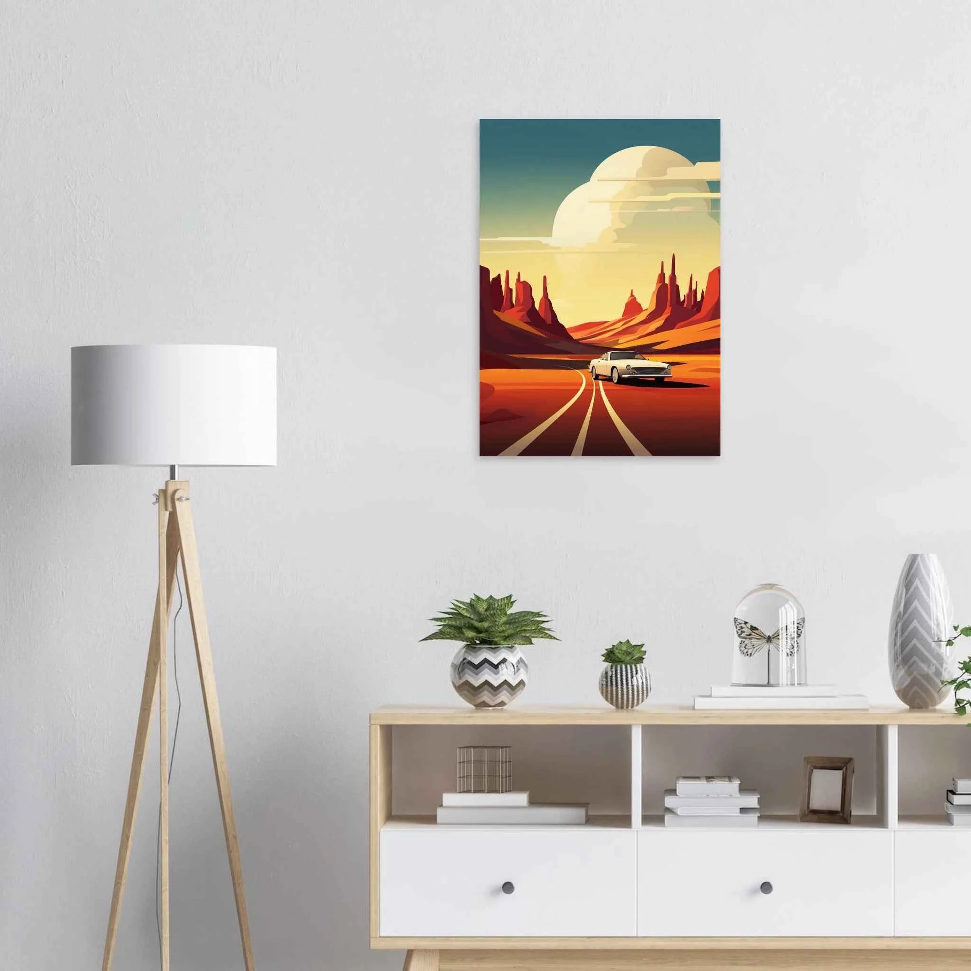 Desert Drive Art Print