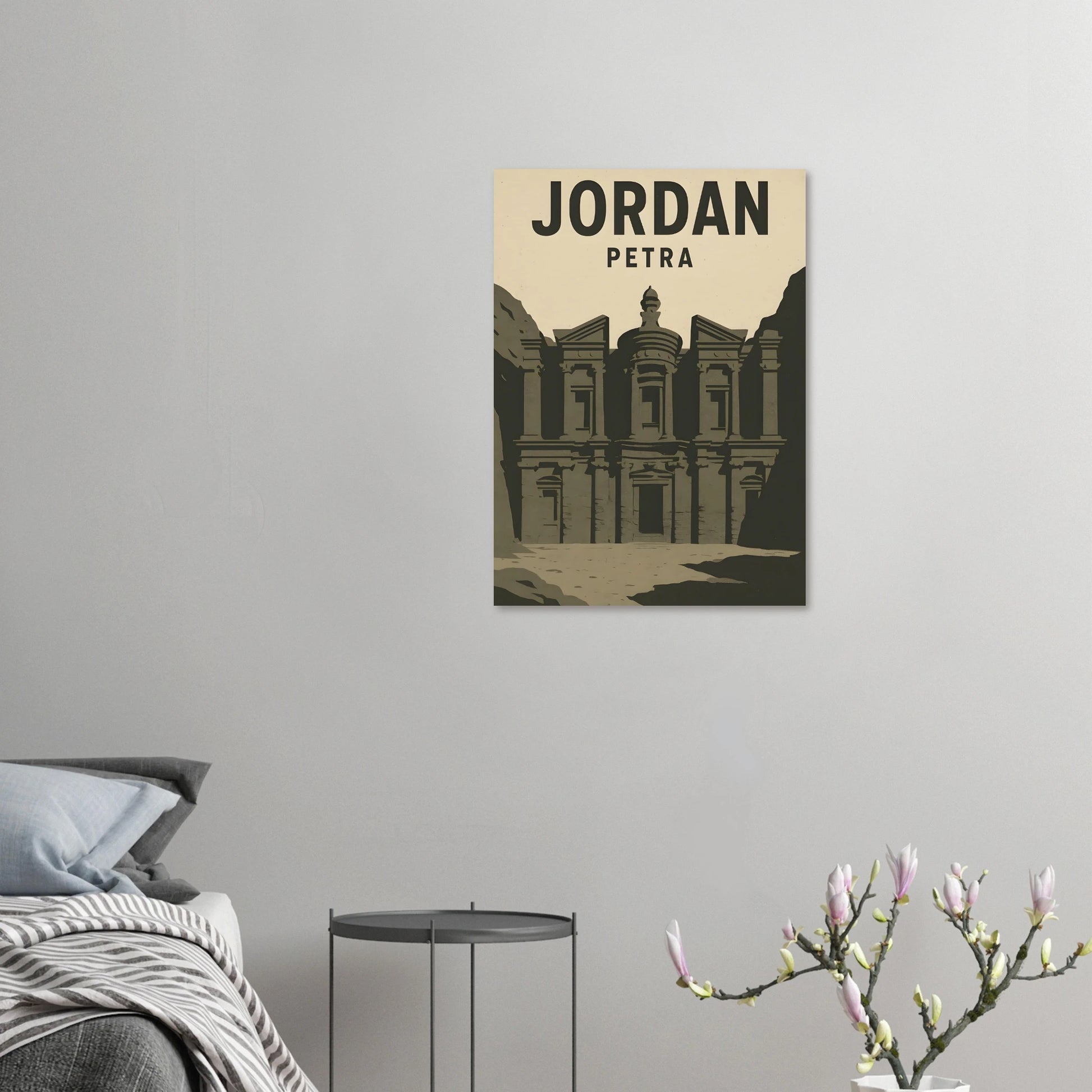 Jordan Petra Vintage Travel Poster - Canvasero