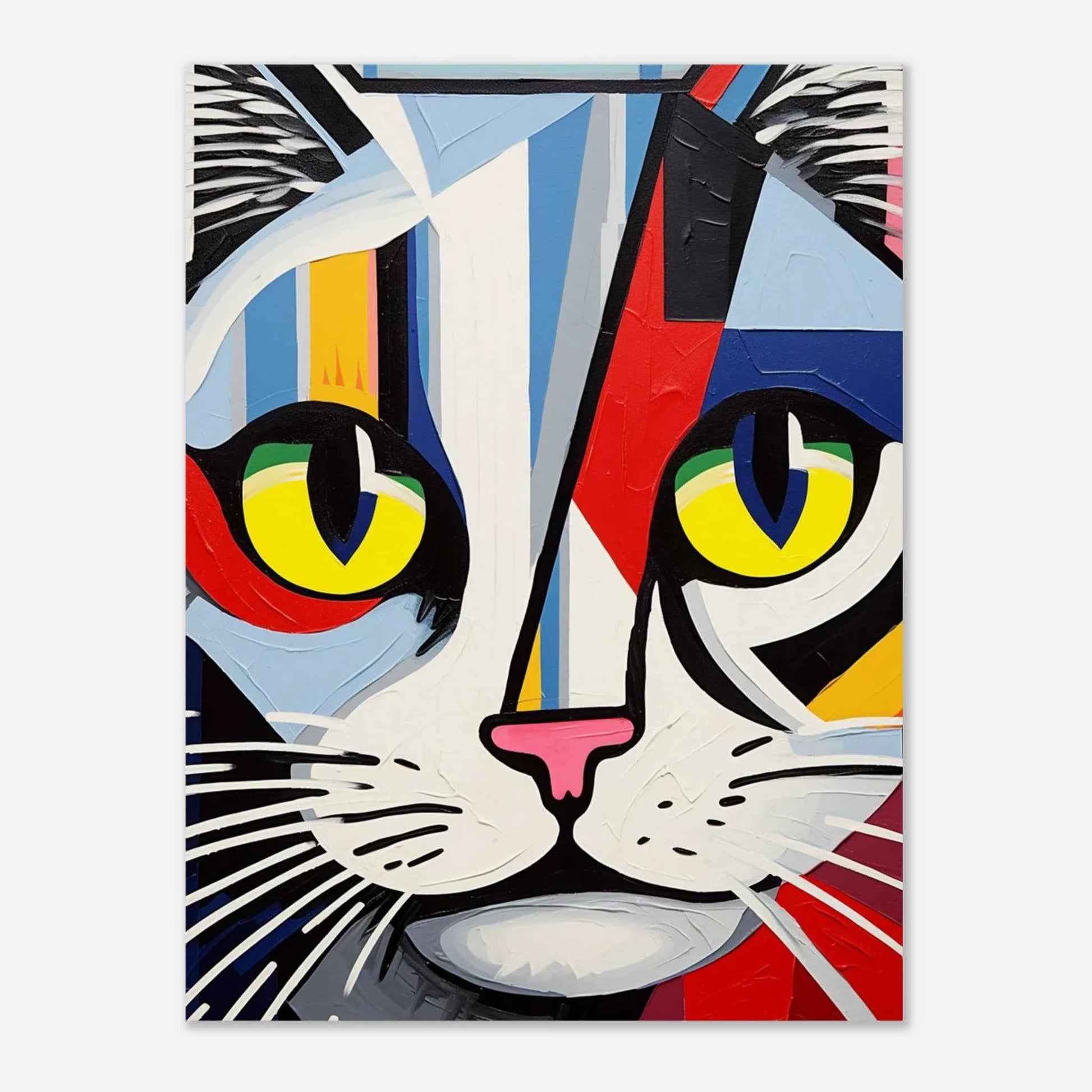 Cat - Pop Art Print Vibrant