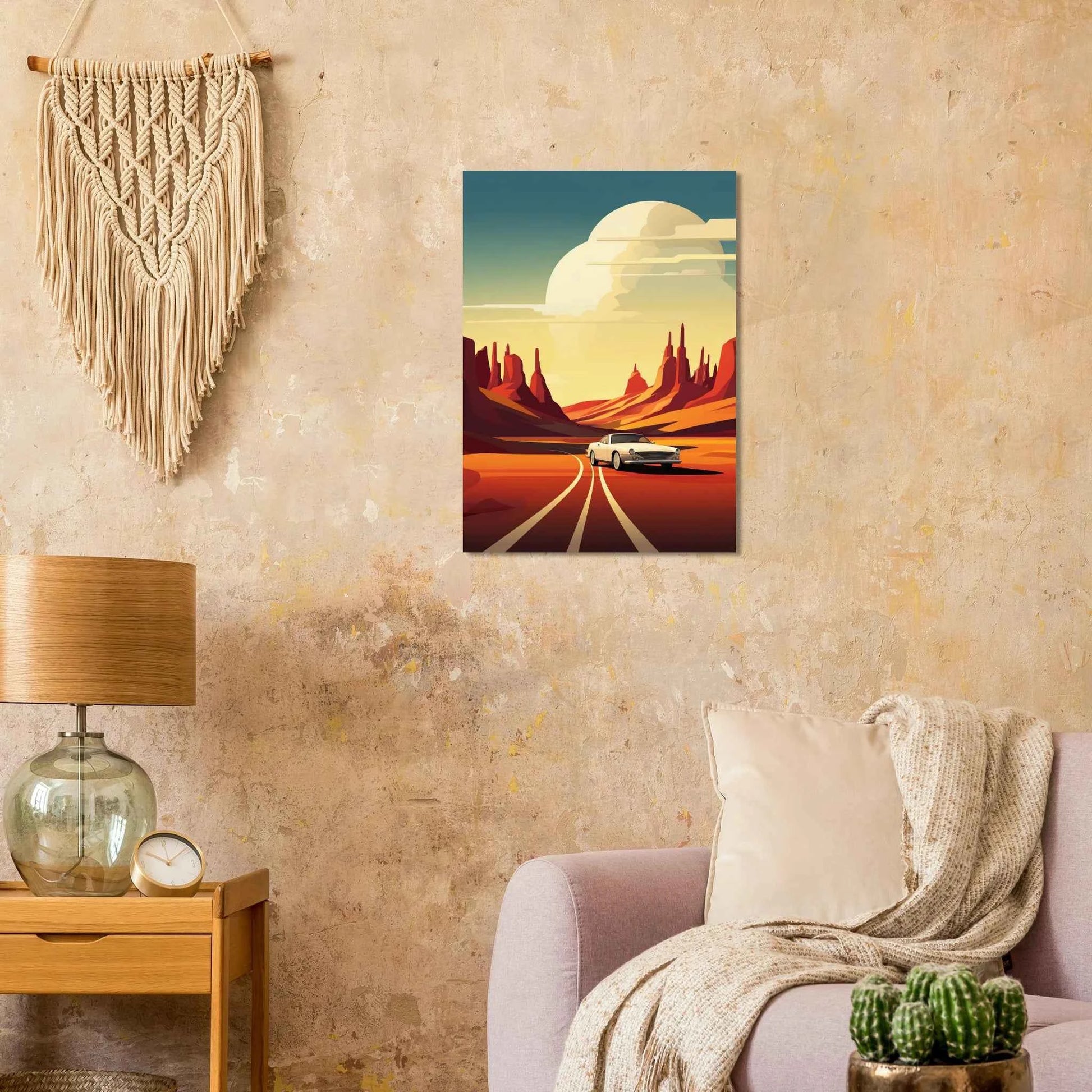 Desert Drive Art Print