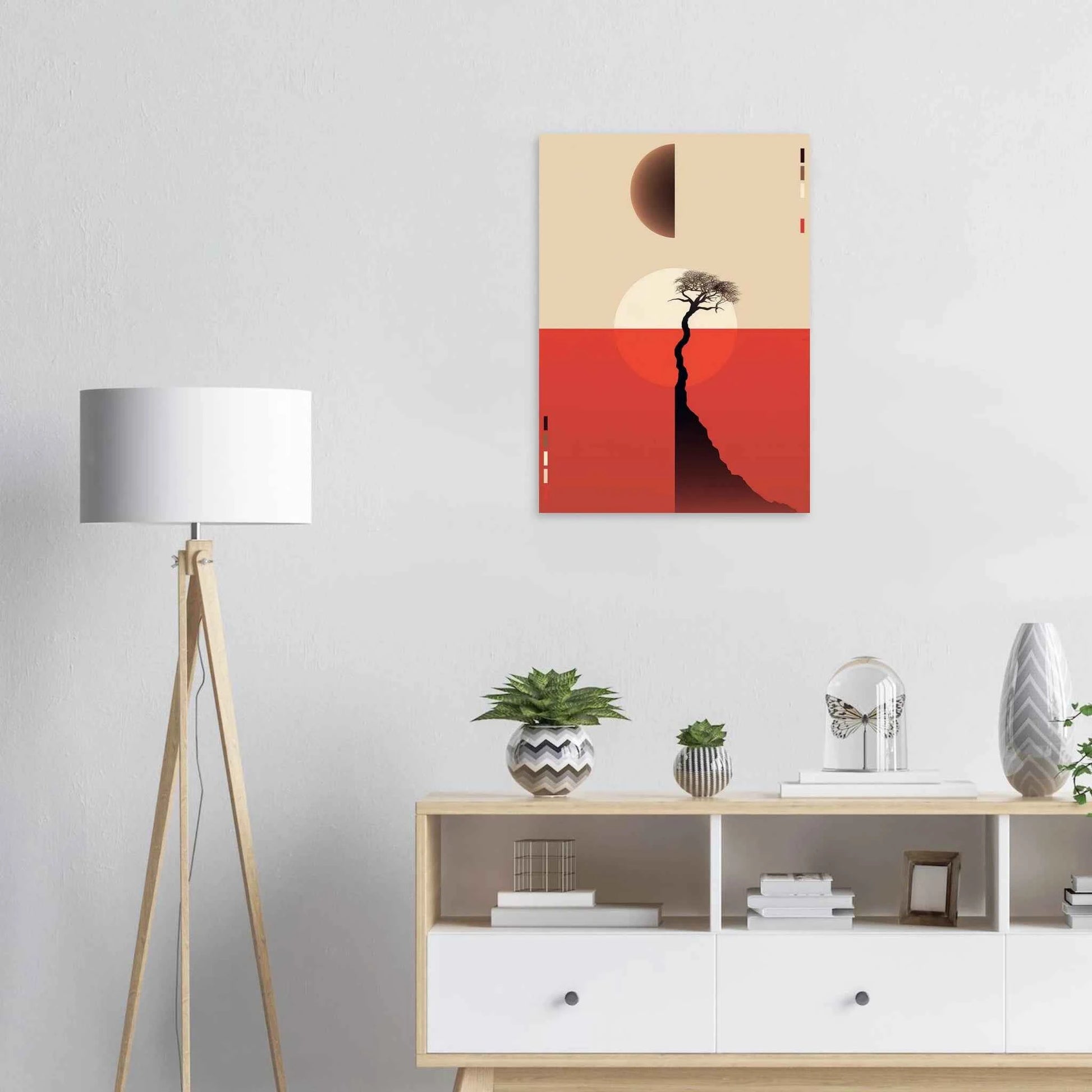 Minimalist Arid Landscape