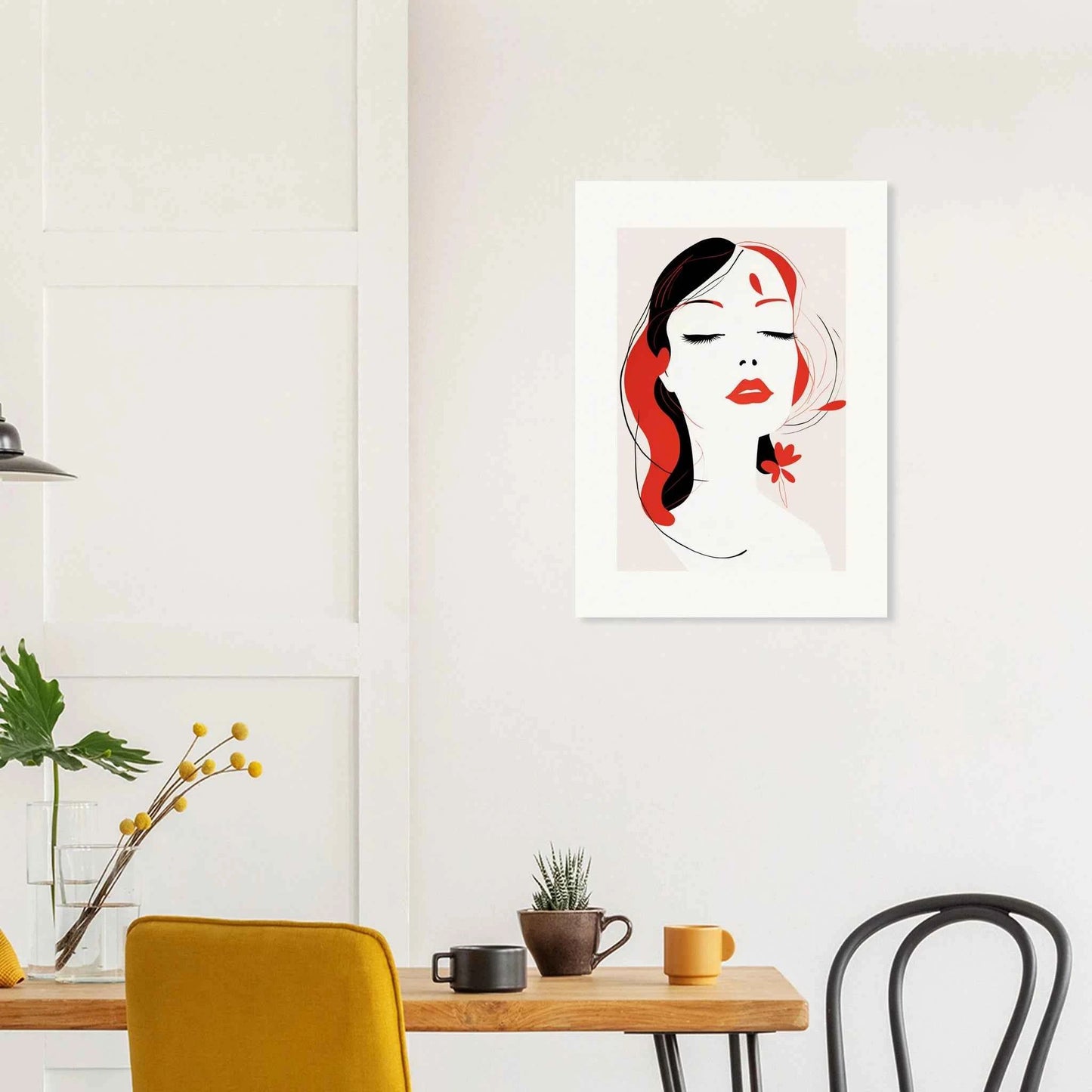Modern Abstract Portrait Art