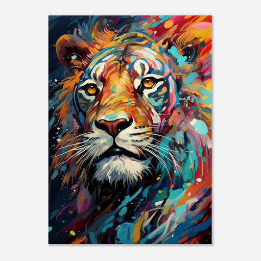 Lion Canvas Art Print