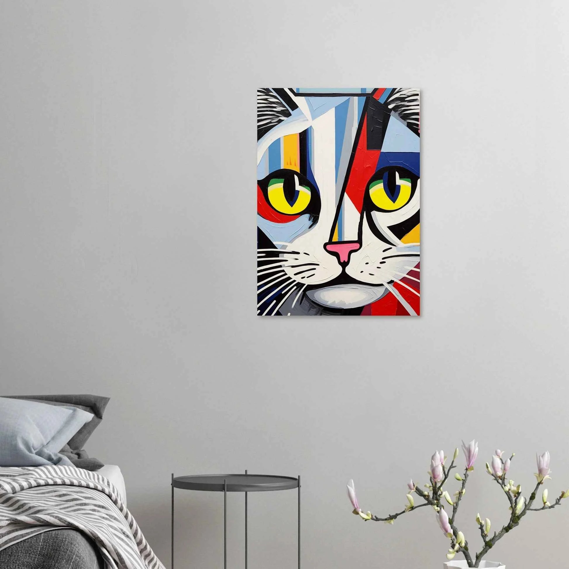 Cat - Pop Art Print Vibrant