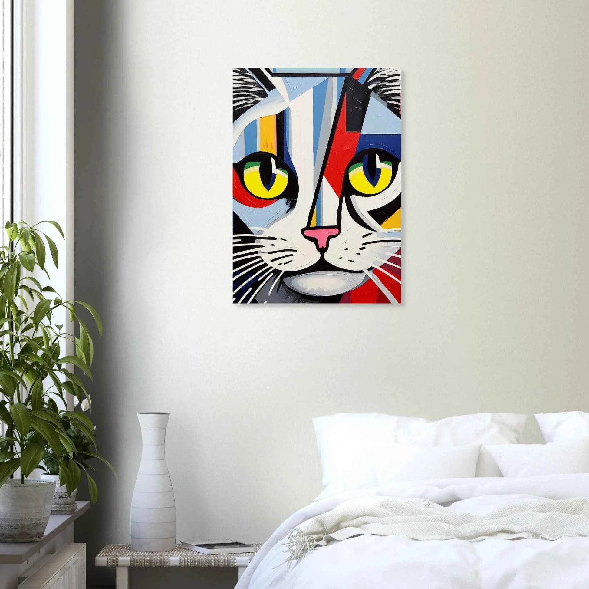 Cat - Pop Art Print Vibrant