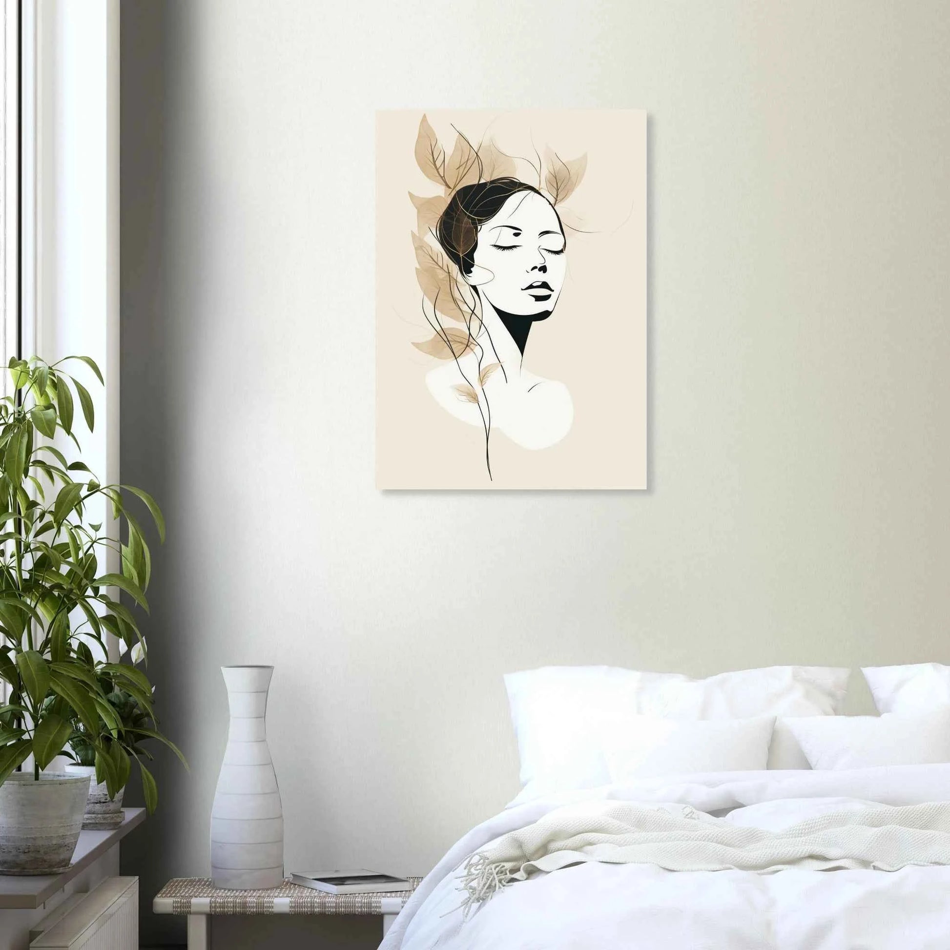 Serene Botanical Elegance Art Print