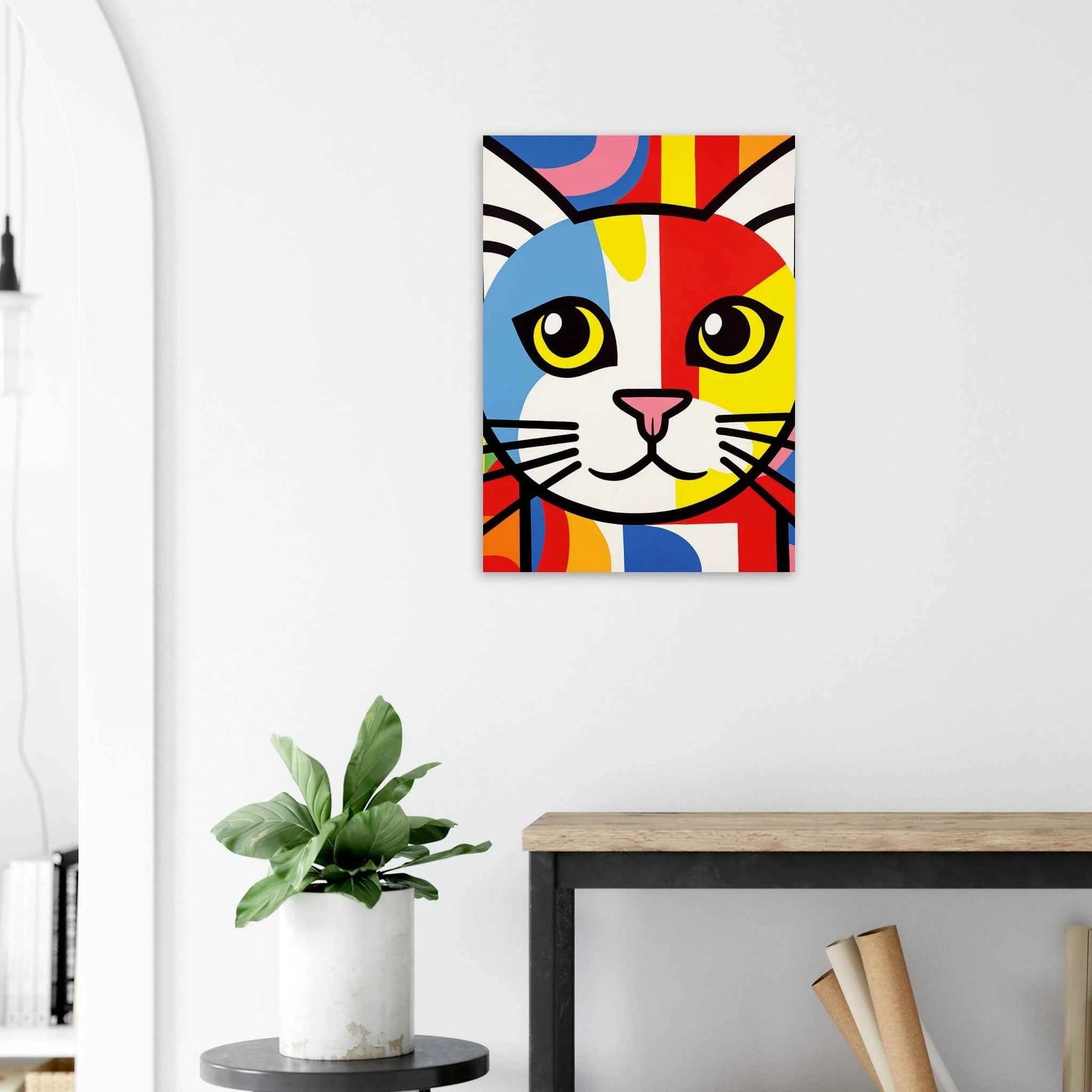 Pop Art Cat Print
