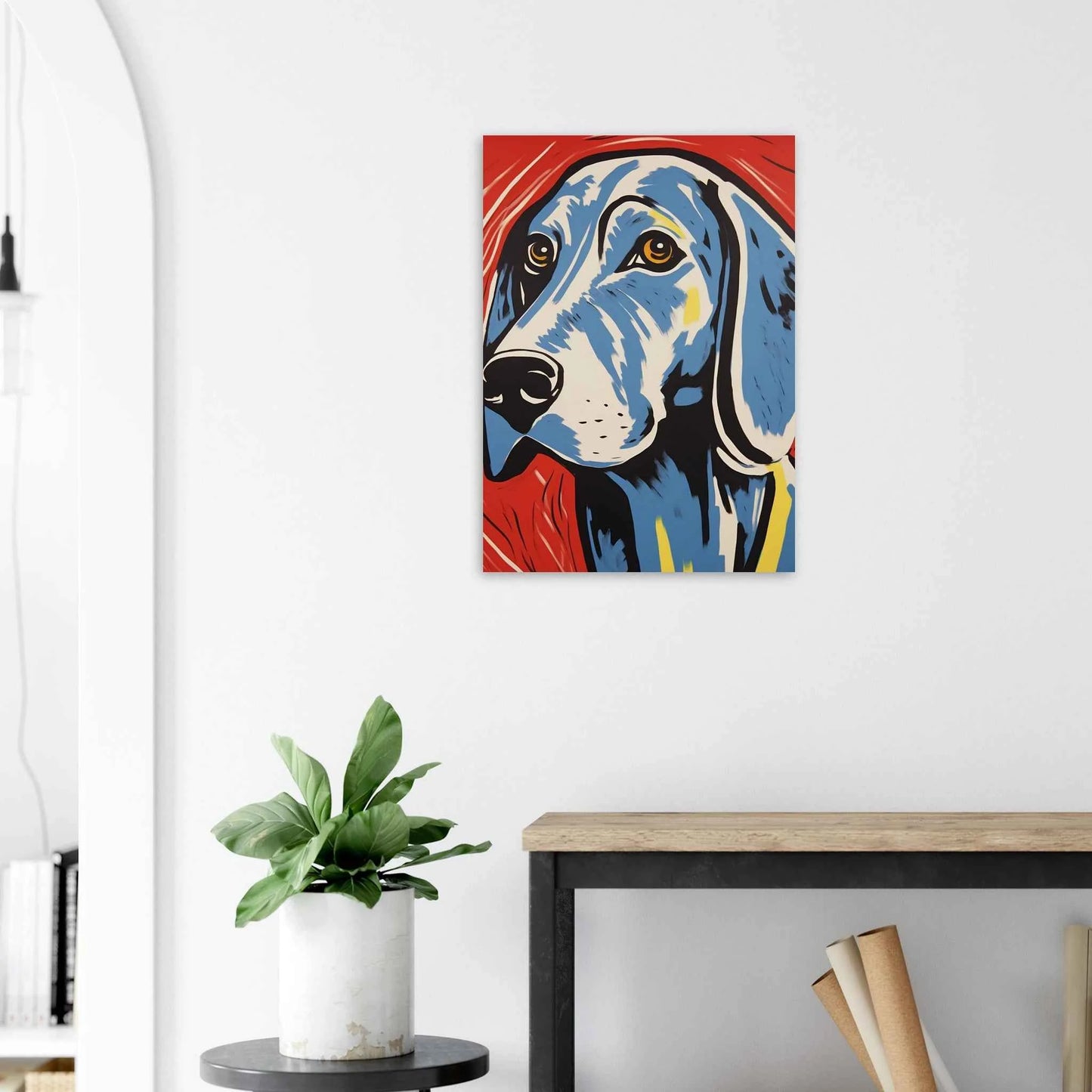 Pop Art Dog Portrait