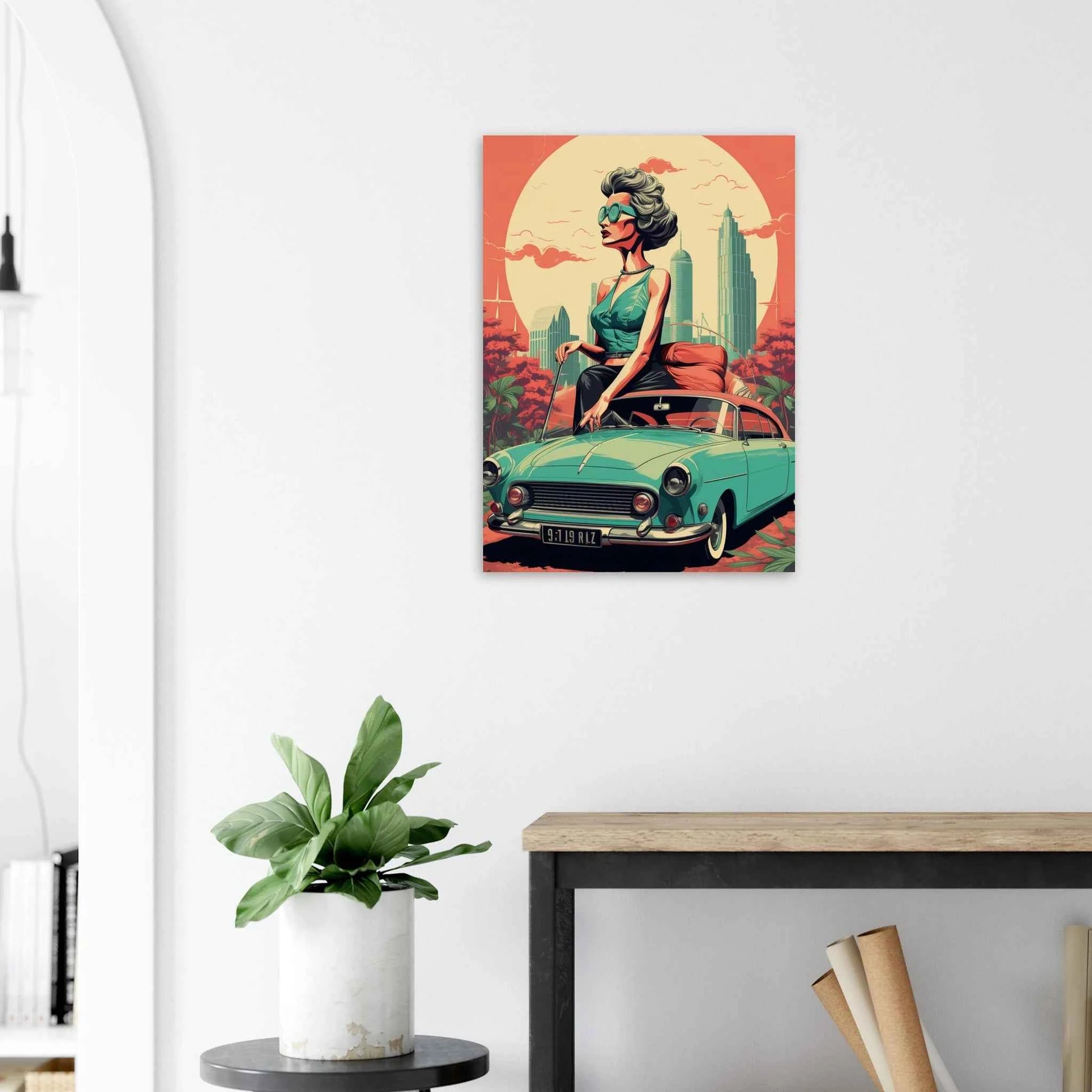 Retro Poster - Vintage Wall Art for Nostalgic Home Decor
