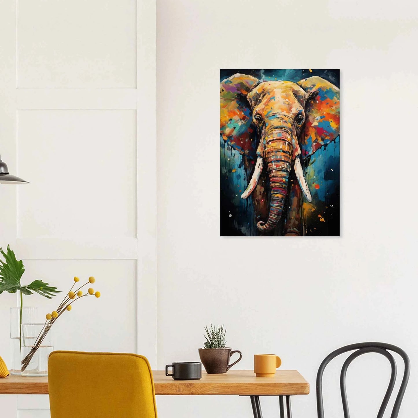 Elephant Pop Art Canvas Print