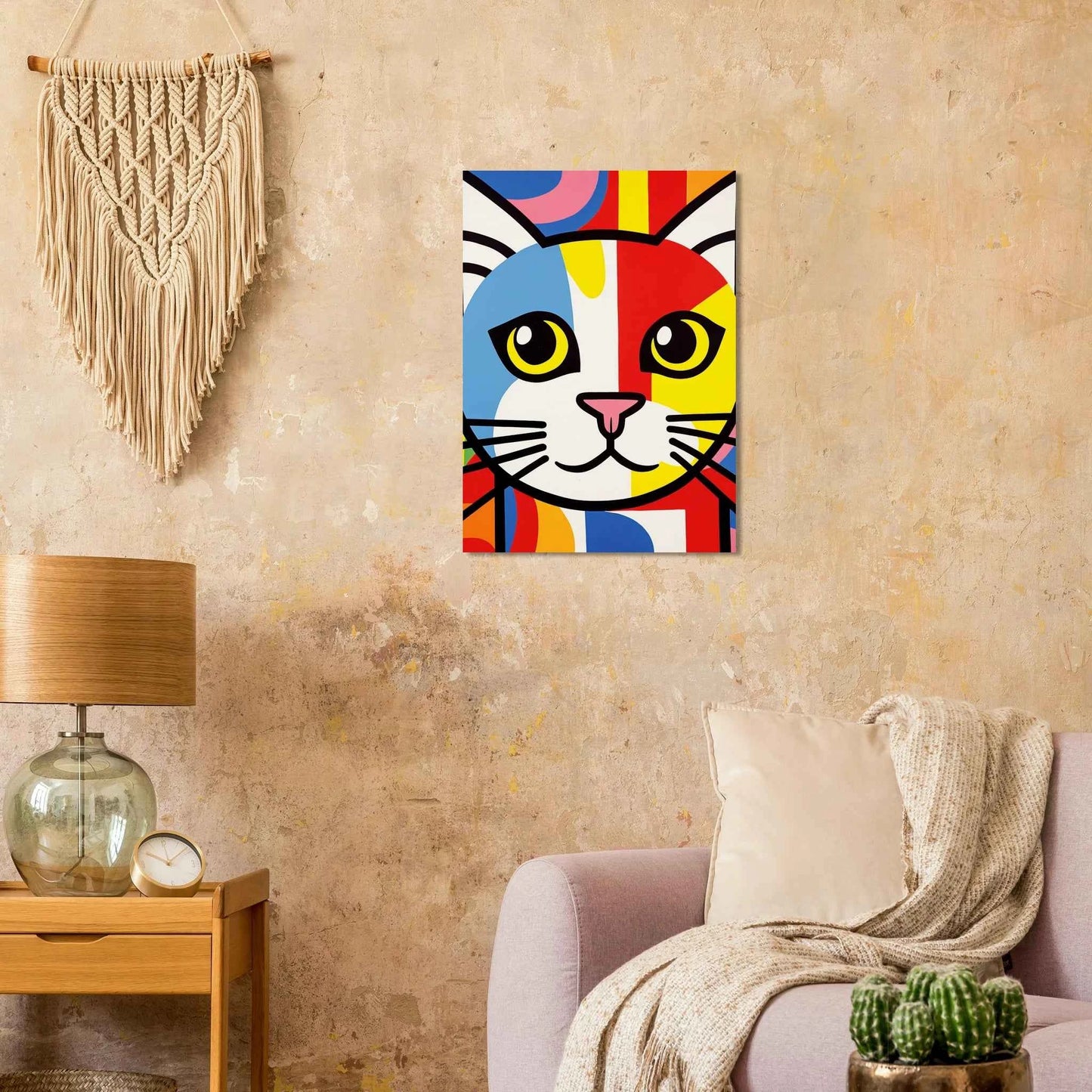 Pop Art Cat Print