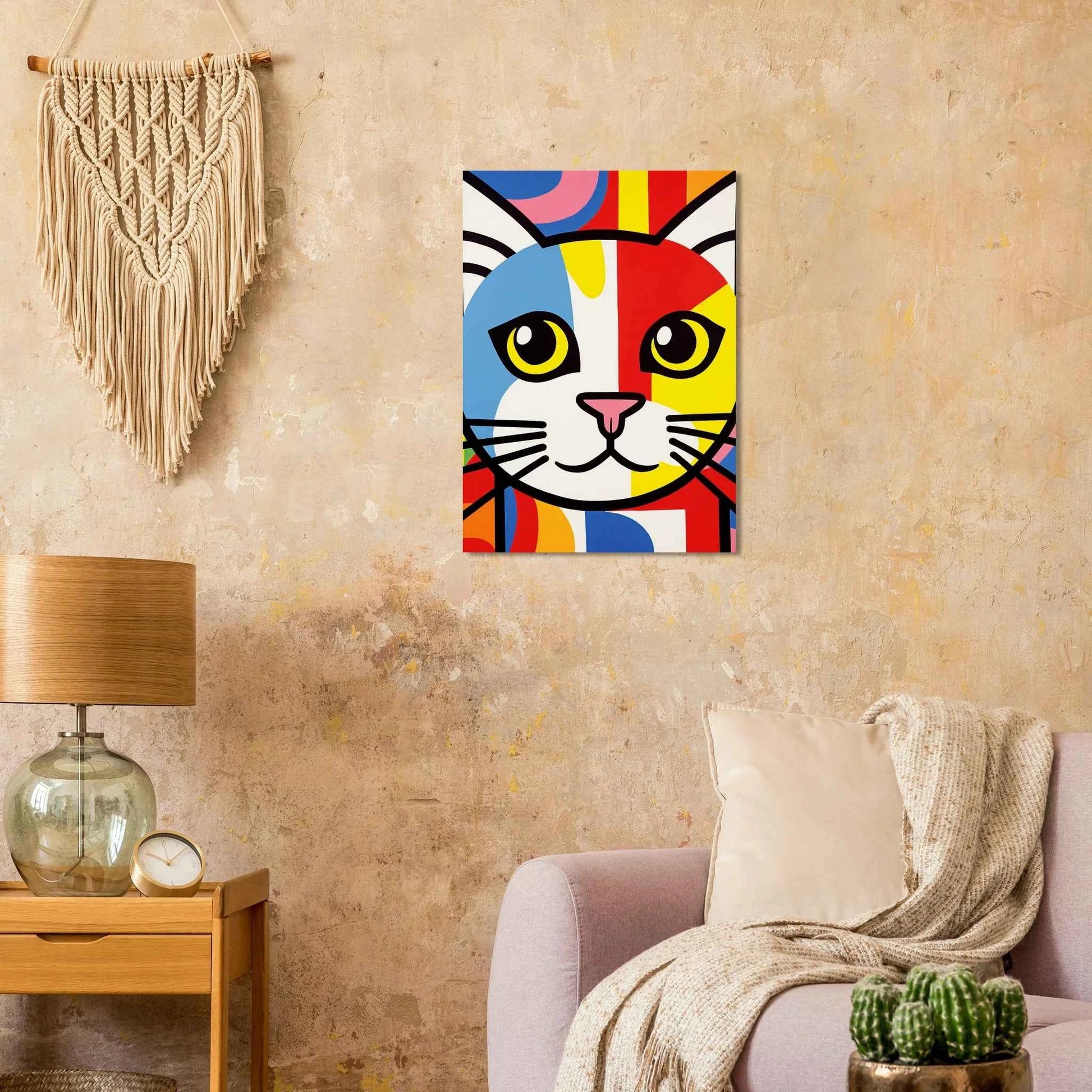 Pop Art Cat Print