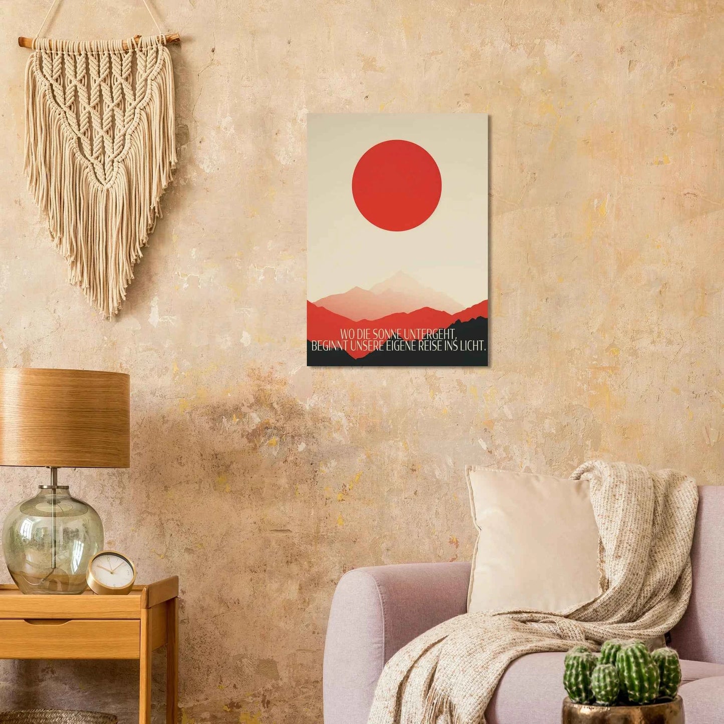 Sonnenuntergang Kunstdruck