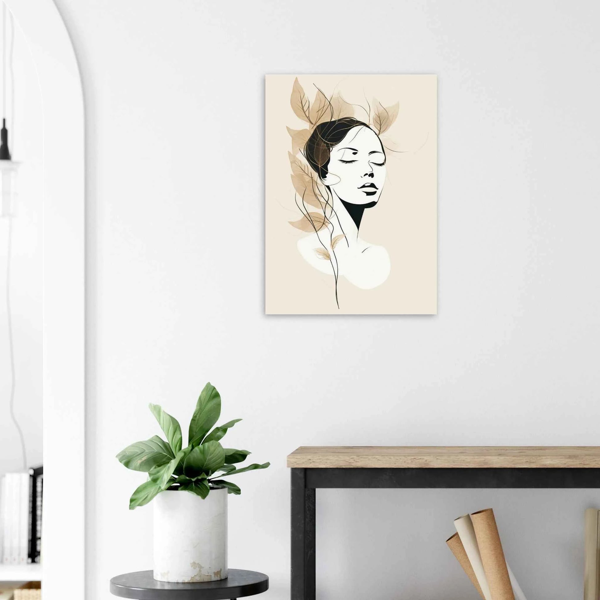 Serene Botanical Elegance Art Print