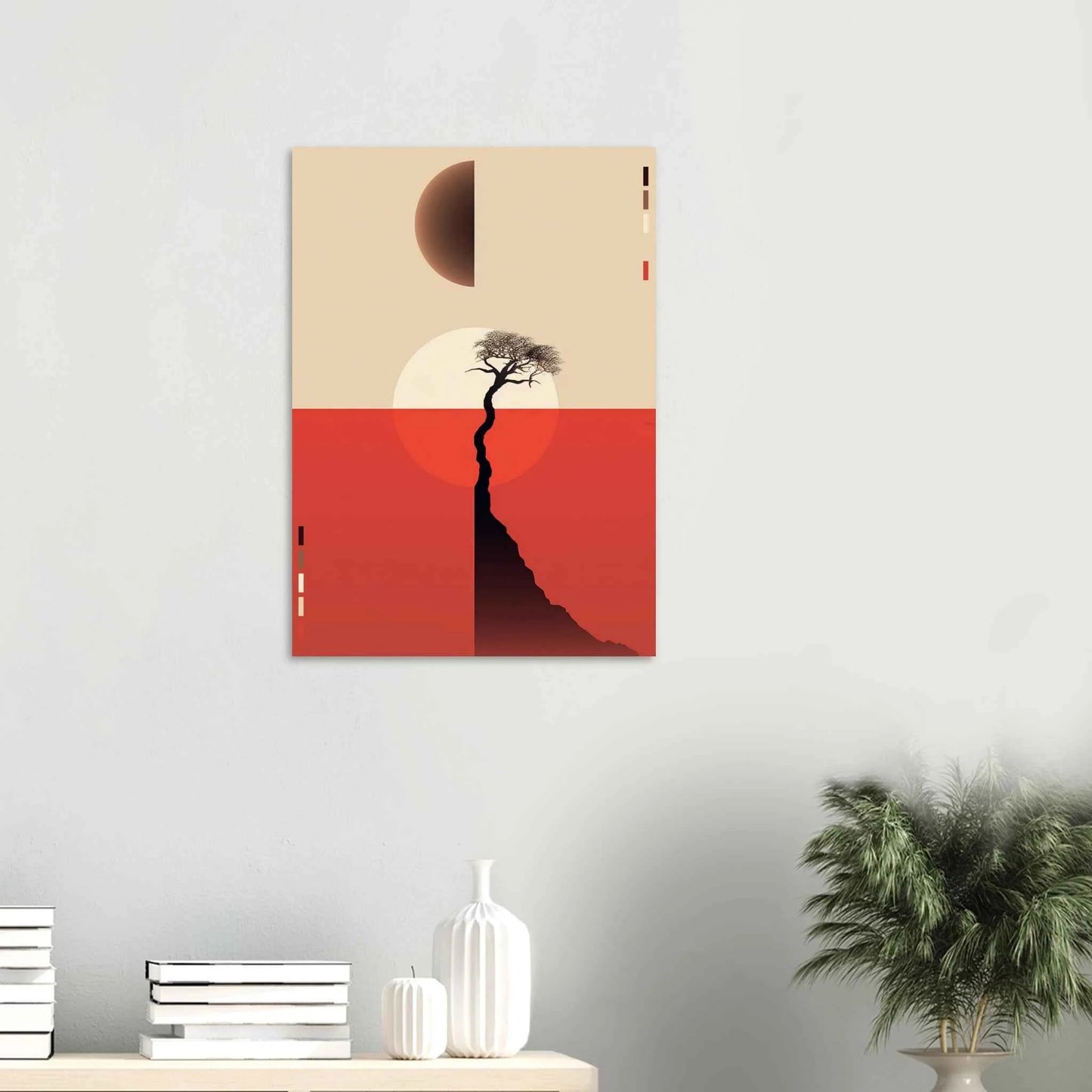 Minimalist Arid Landscape