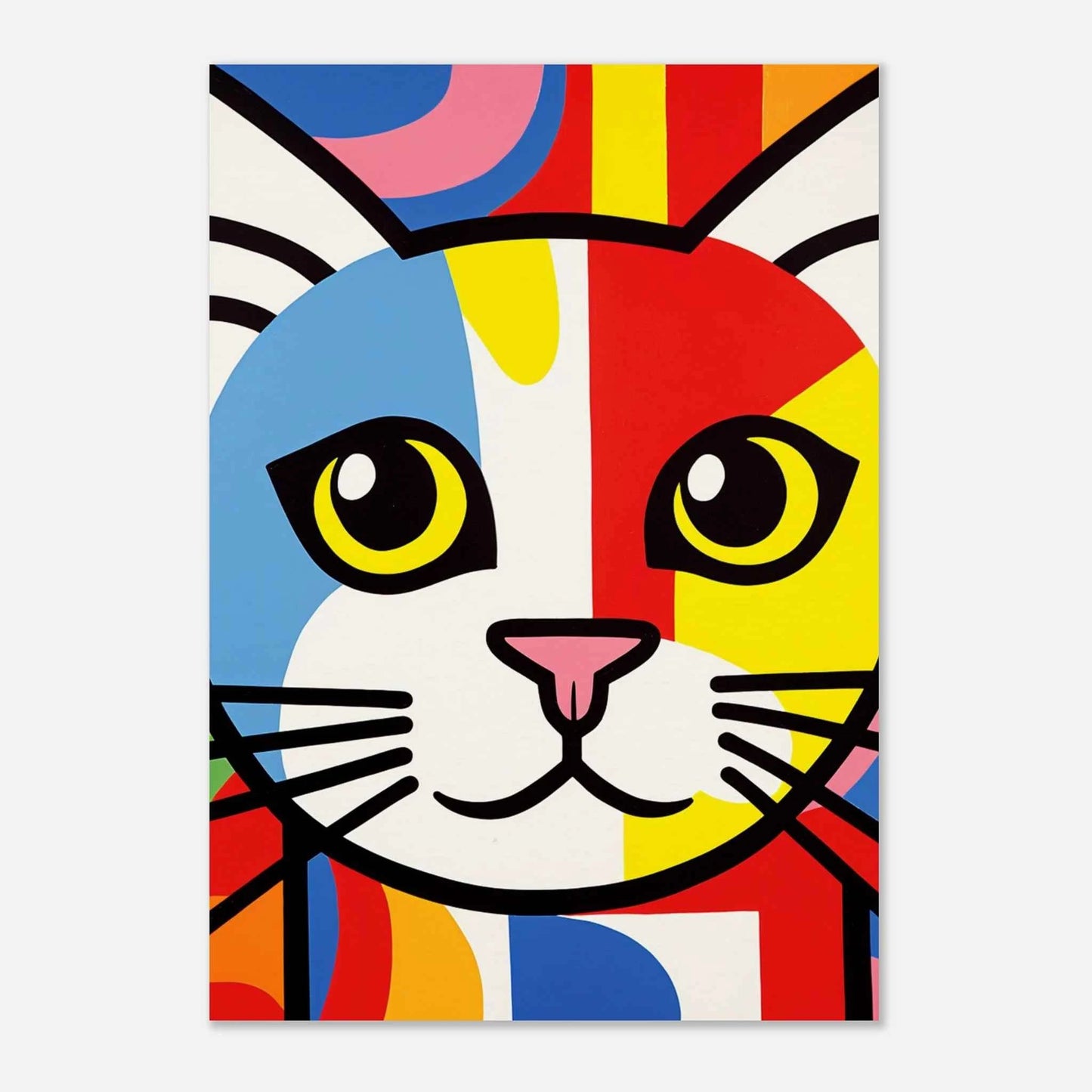 Pop Art Cat Print