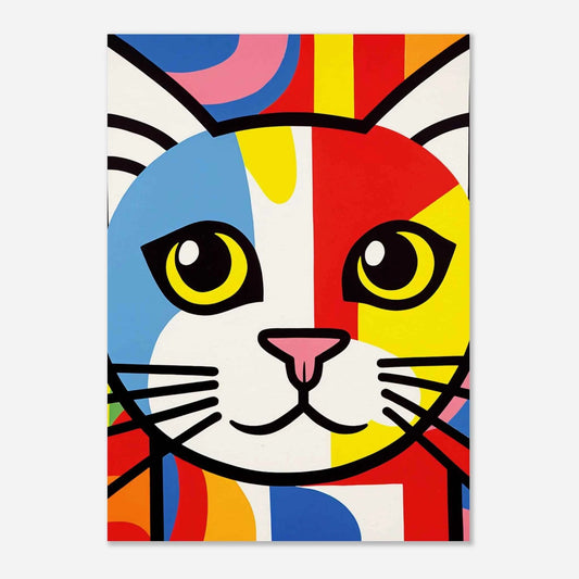 Pop Art Cat Print