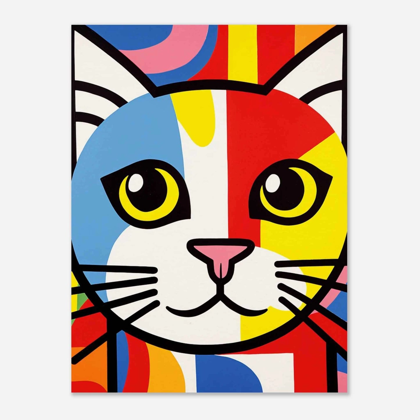 Pop Art Cat Print