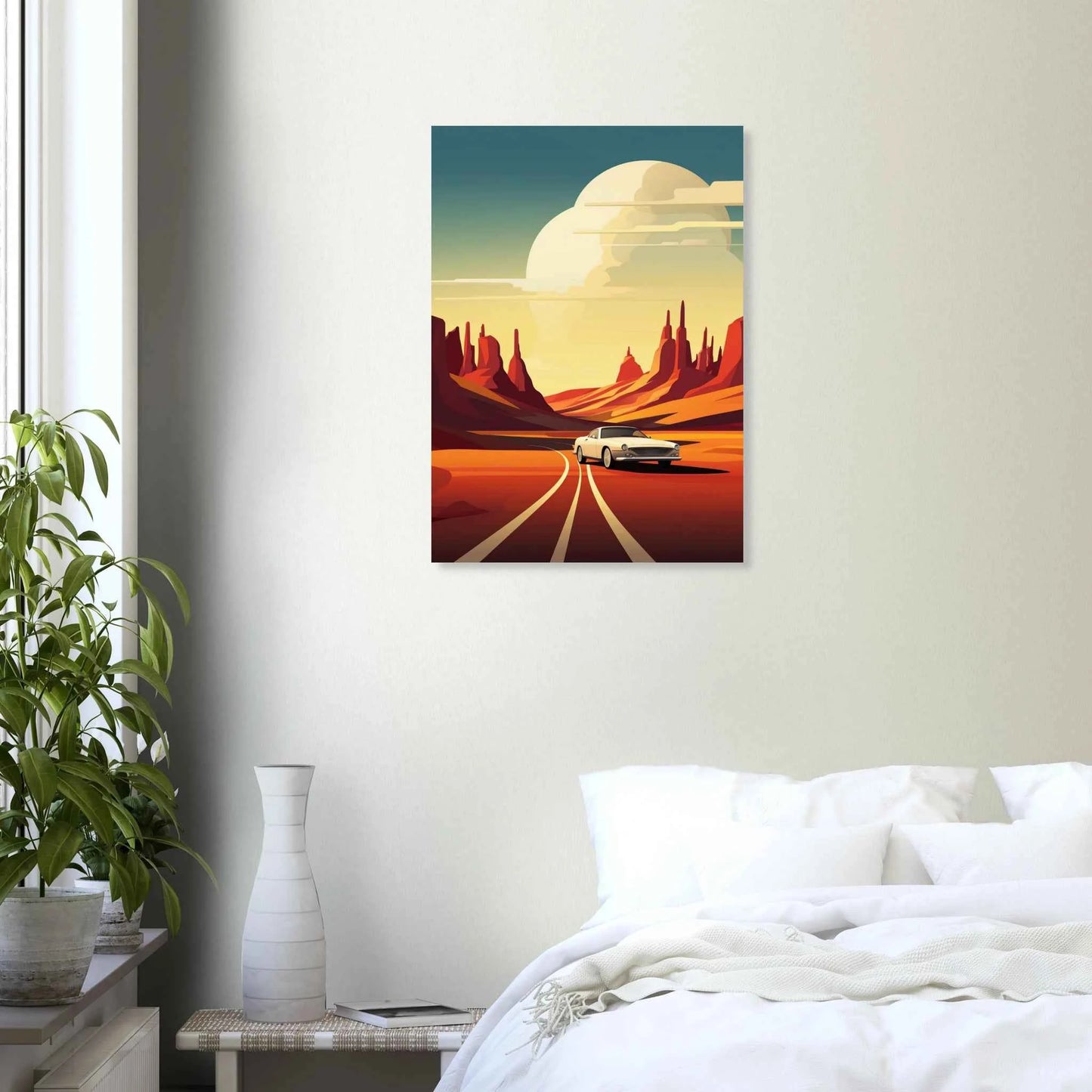 Desert Drive Art Print