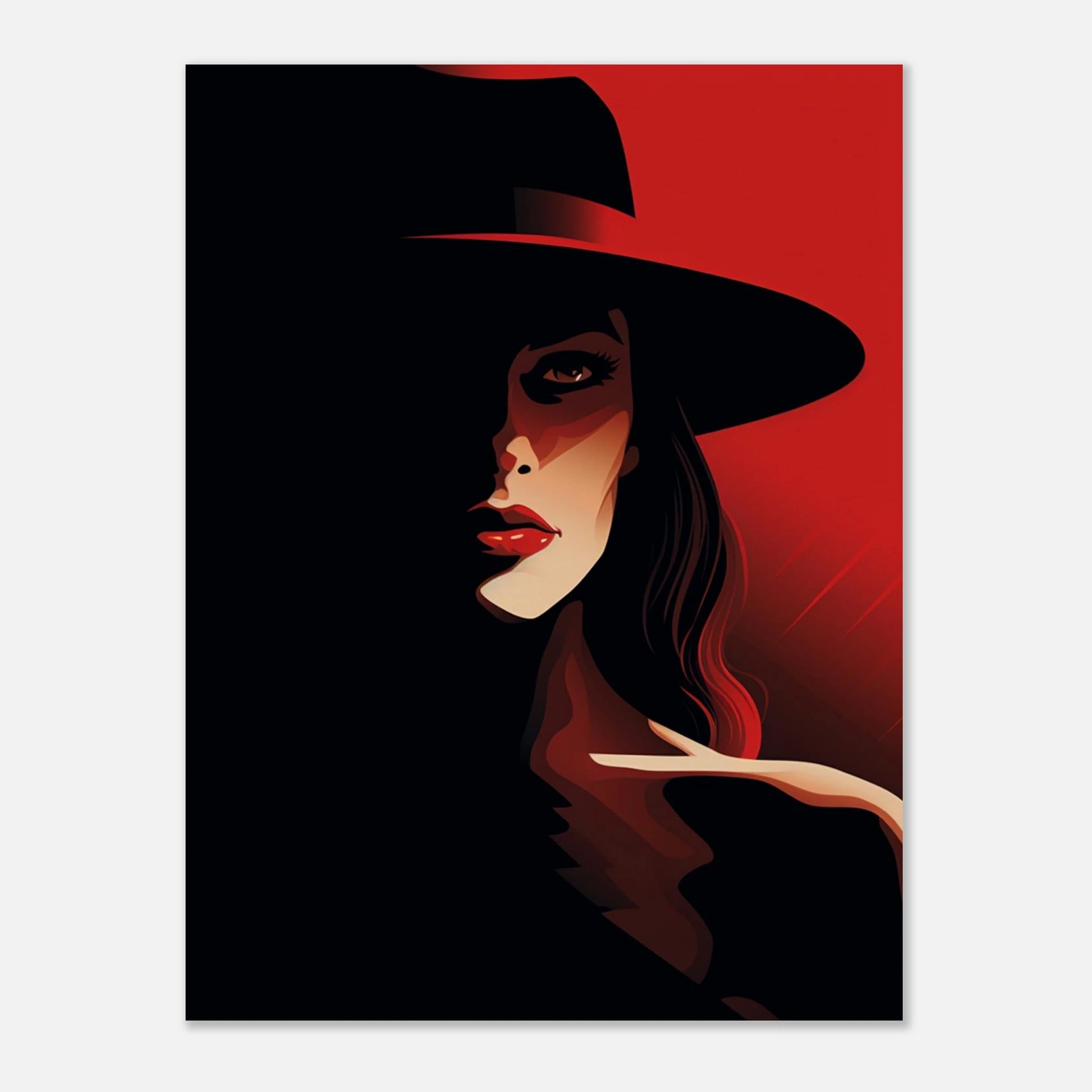 Femme Fatale Art Print - Canvasero