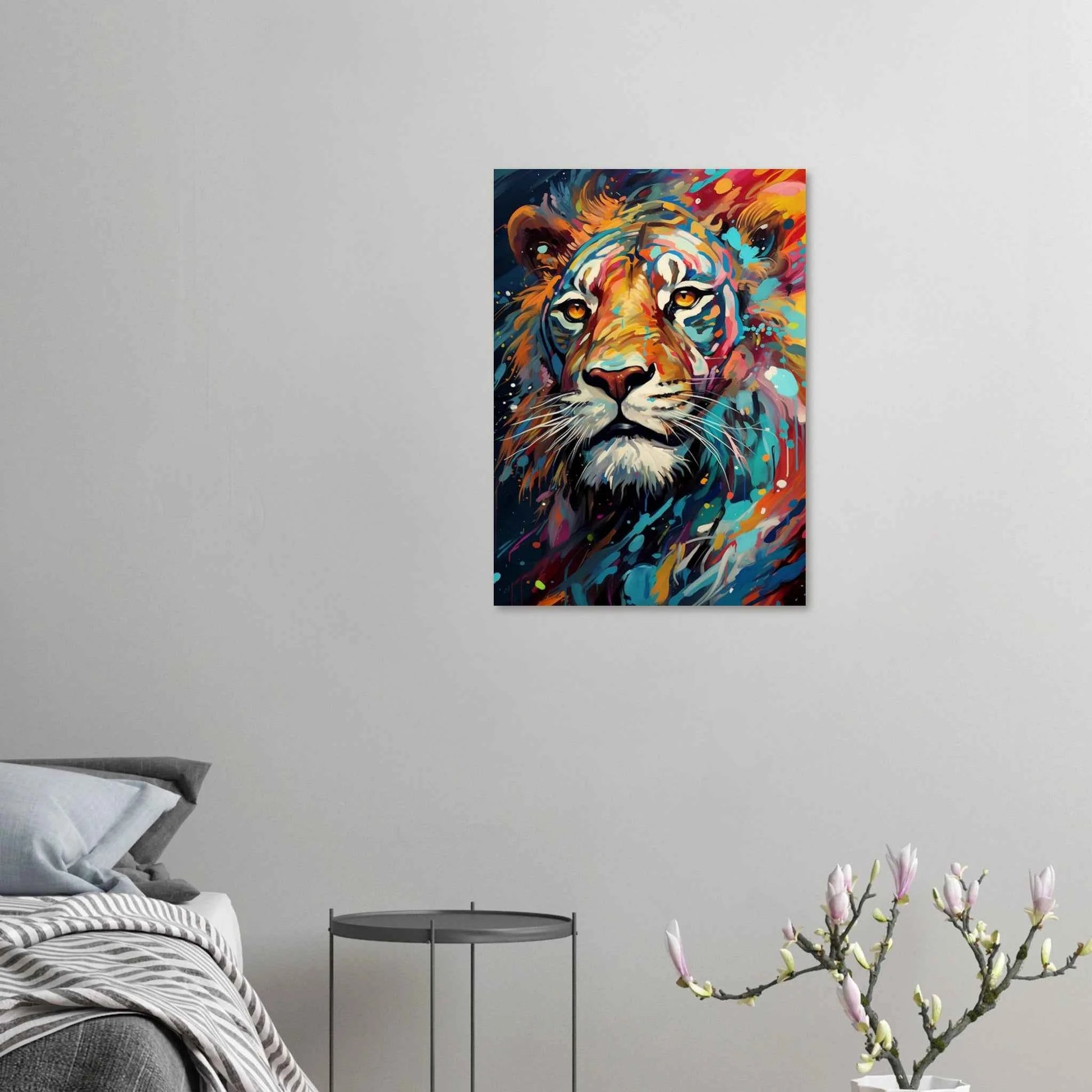 Lion Canvas Art Print