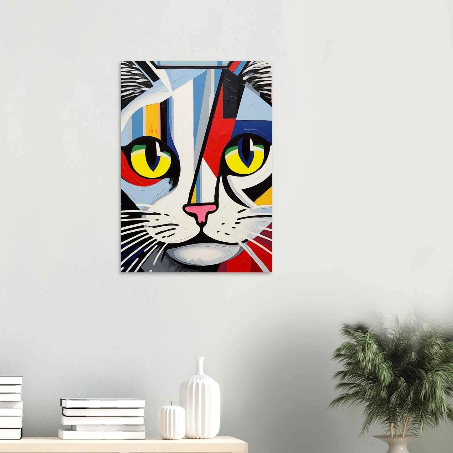Cat - Pop Art Print Vibrant