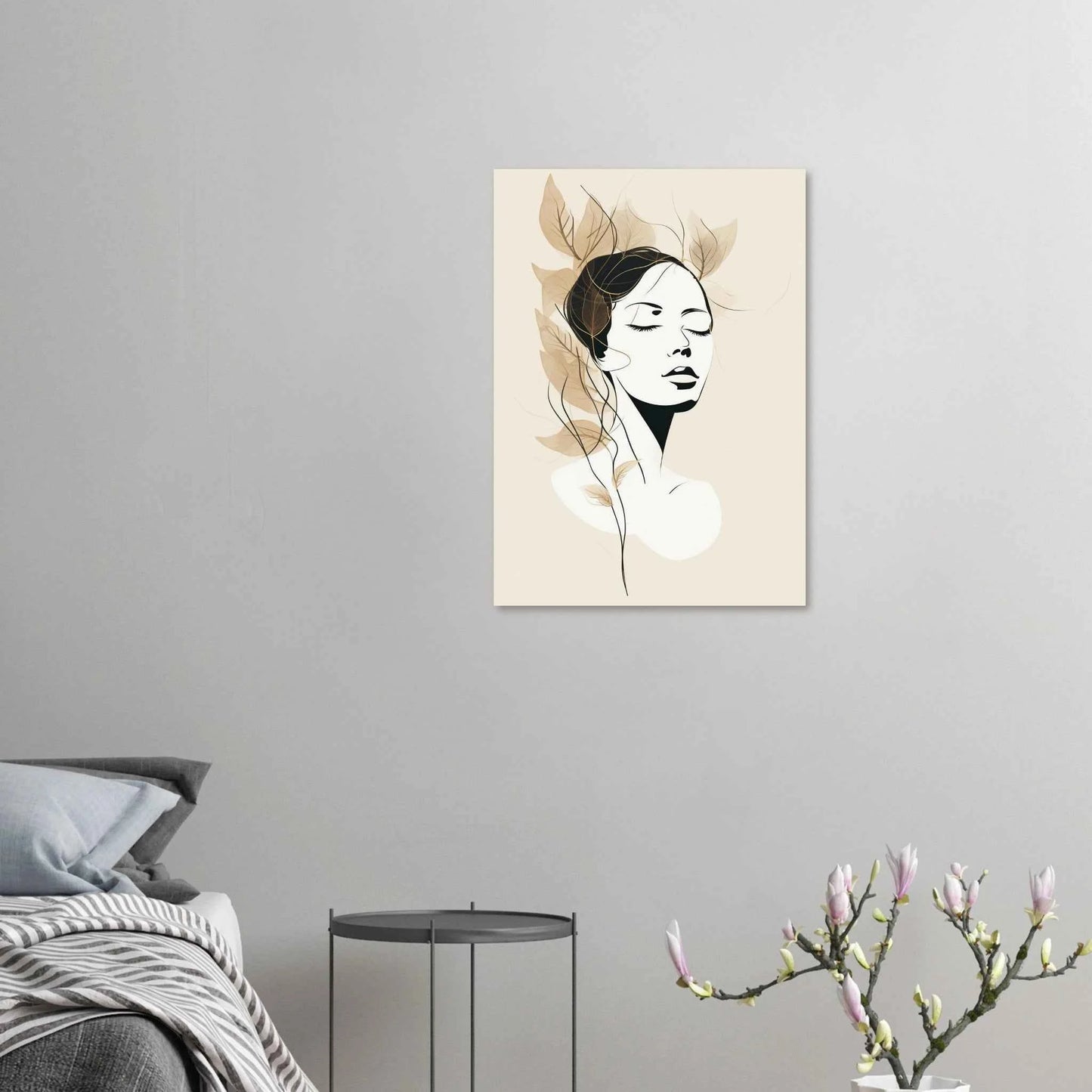 Serene Botanical Elegance Art Print