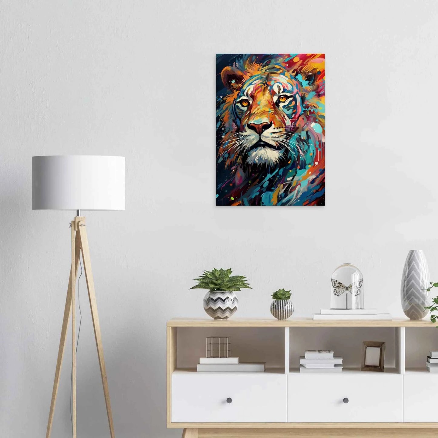 Lion Canvas Art Print