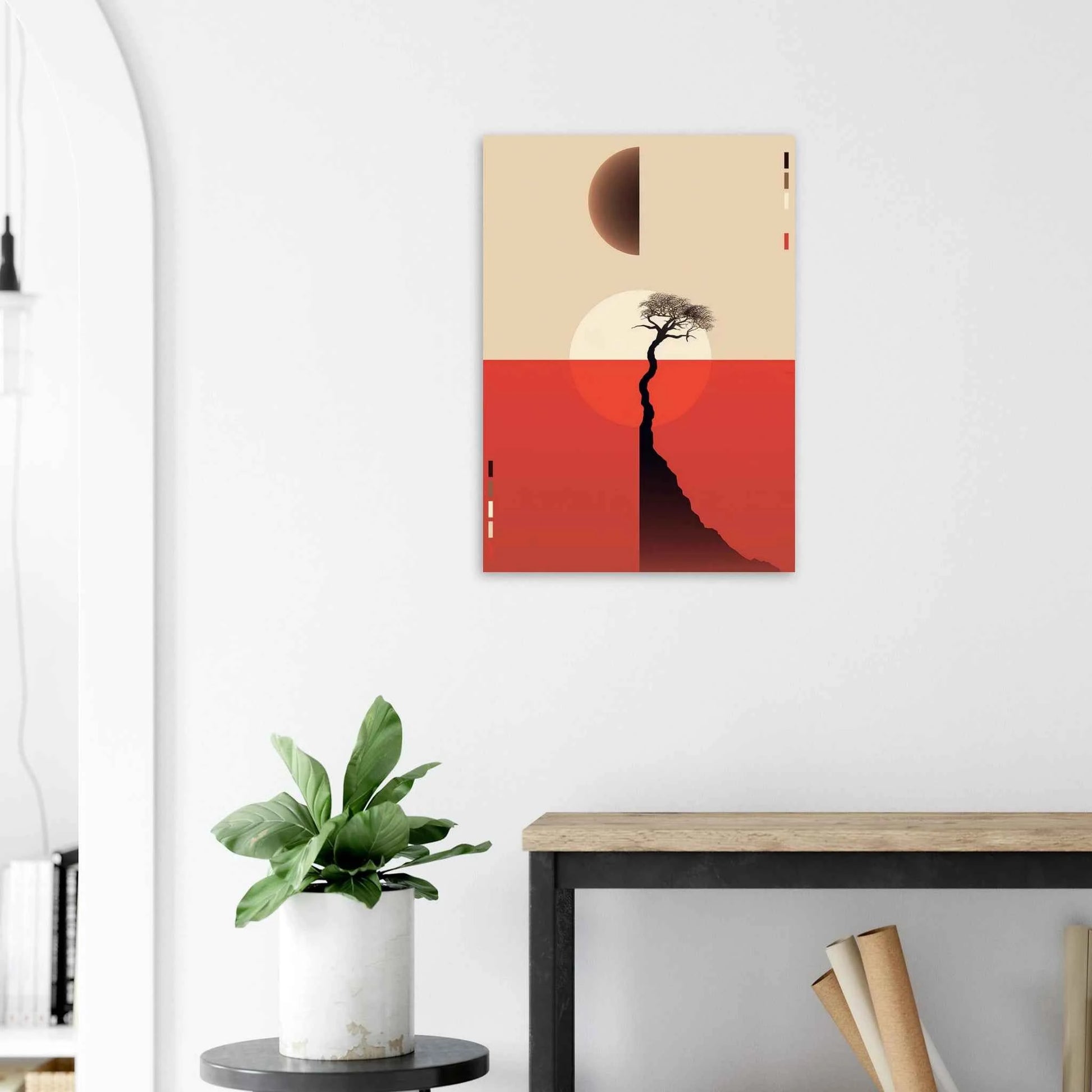 Minimalist Arid Landscape