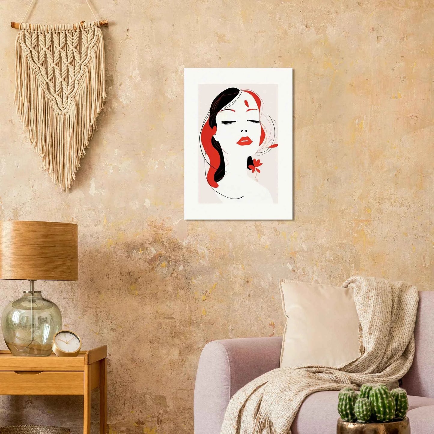 Modern Abstract Portrait Art